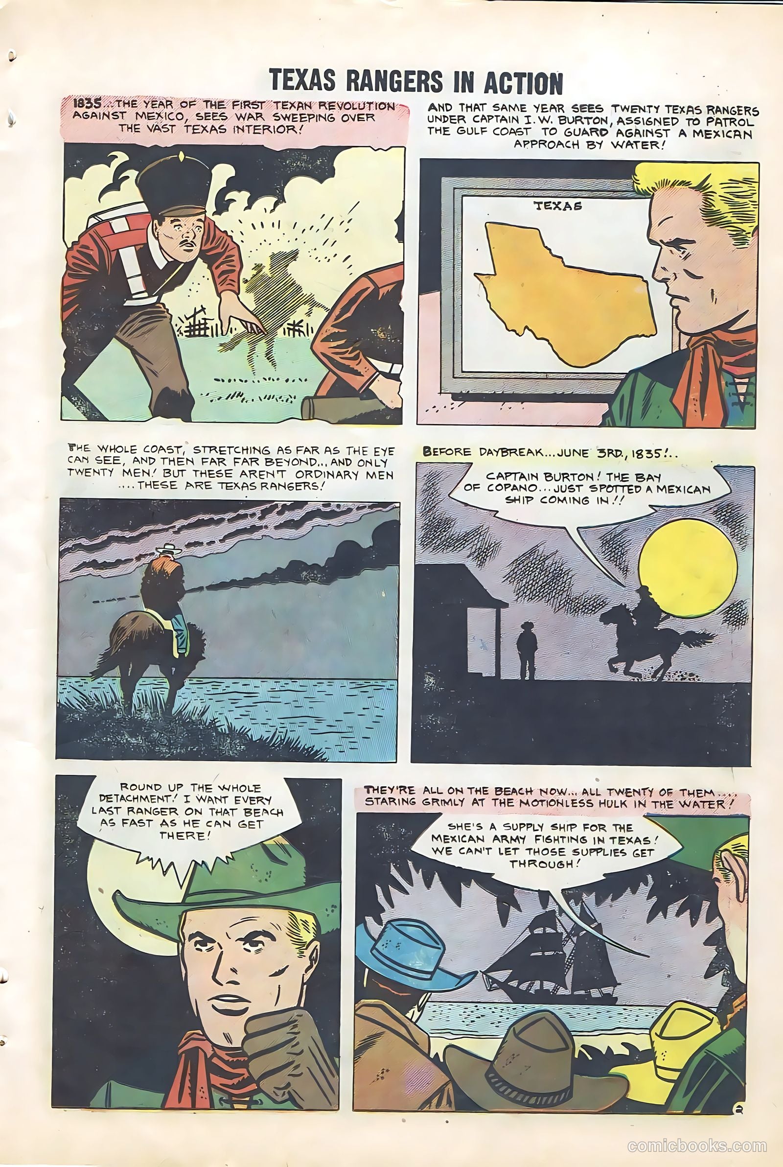 Texas Rangers in Action #12 (1958) — page 29 of 68