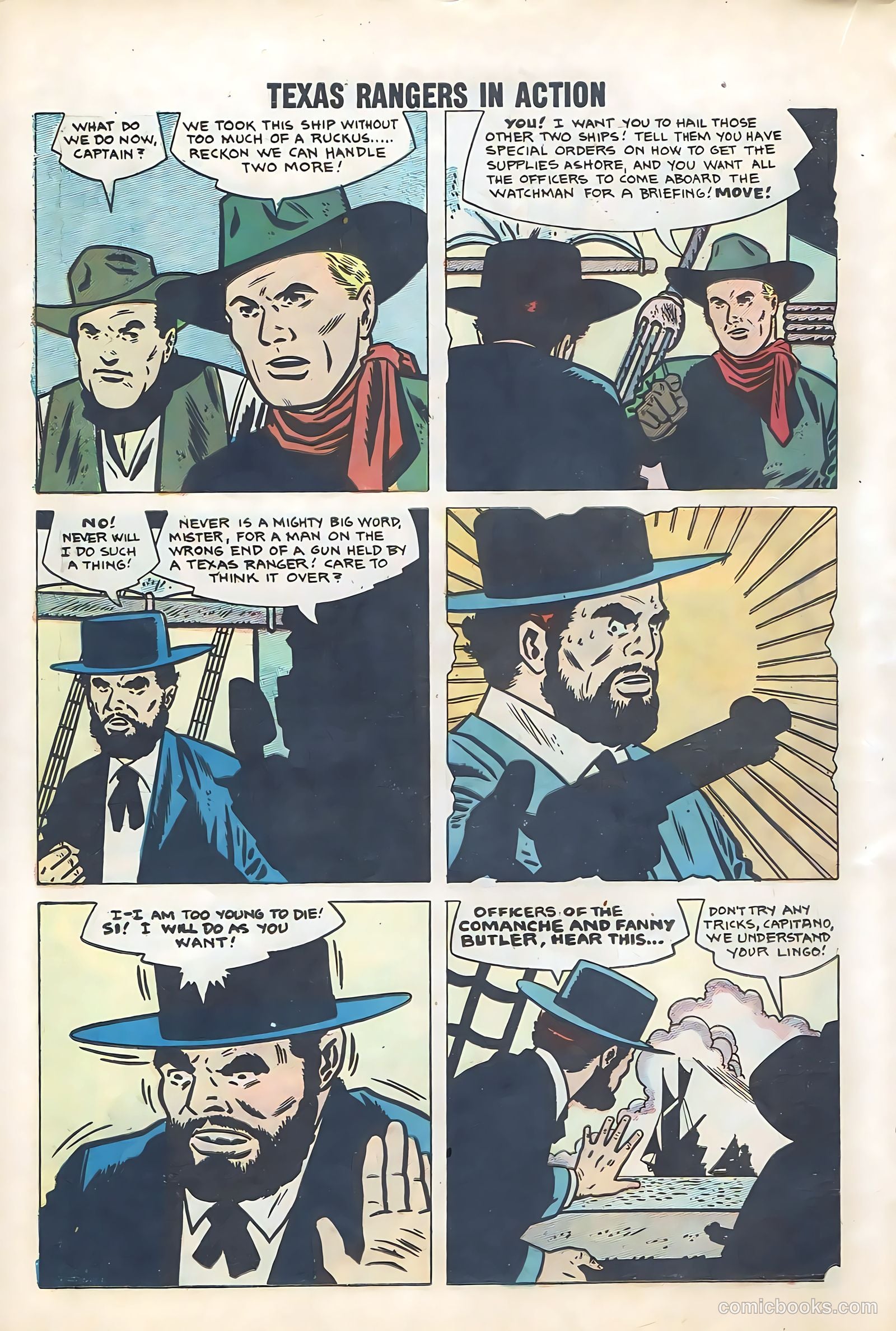 Texas Rangers in Action #12 (1958) — page 34 of 68