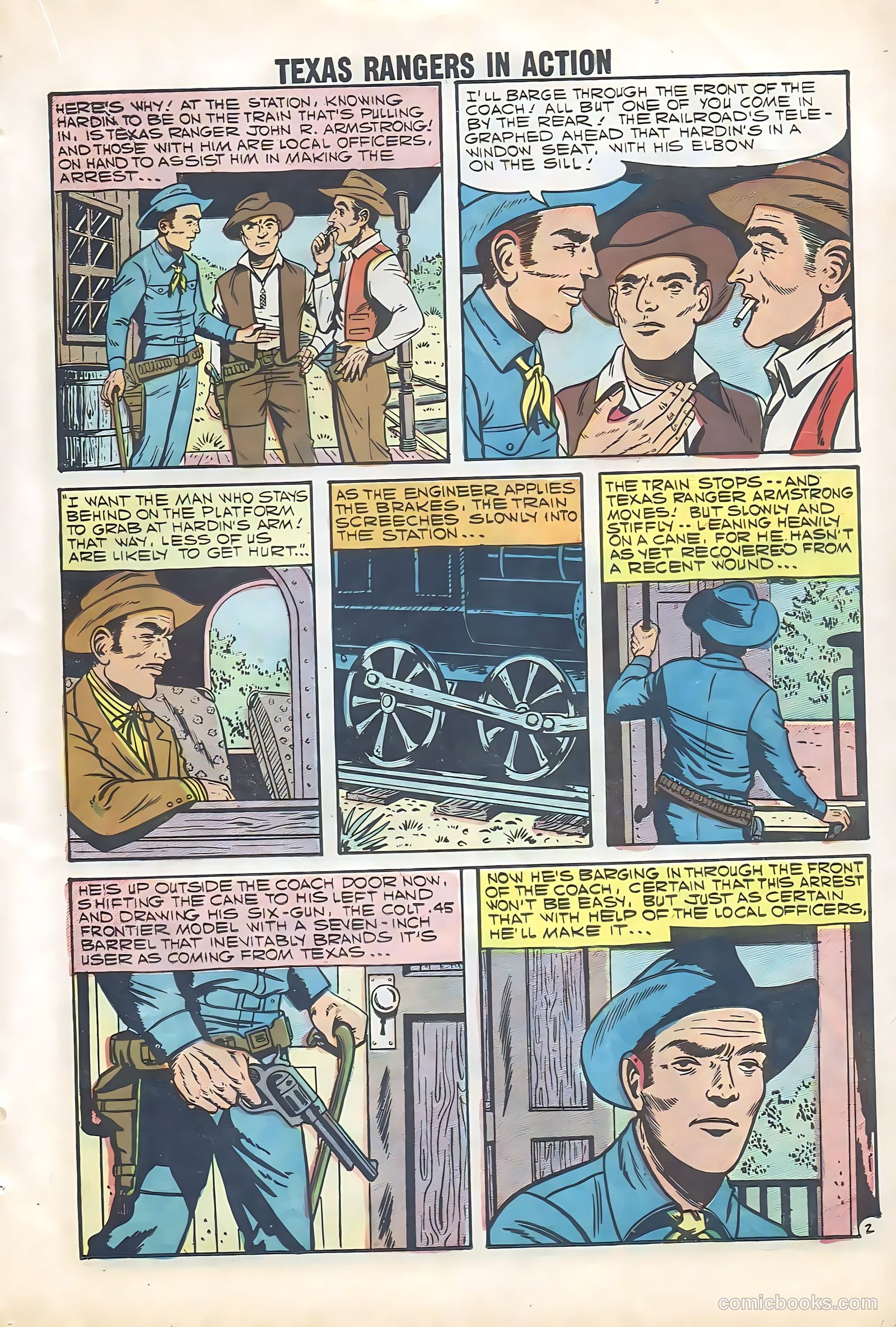 Texas Rangers in Action #12 (1958) — page 37 of 68