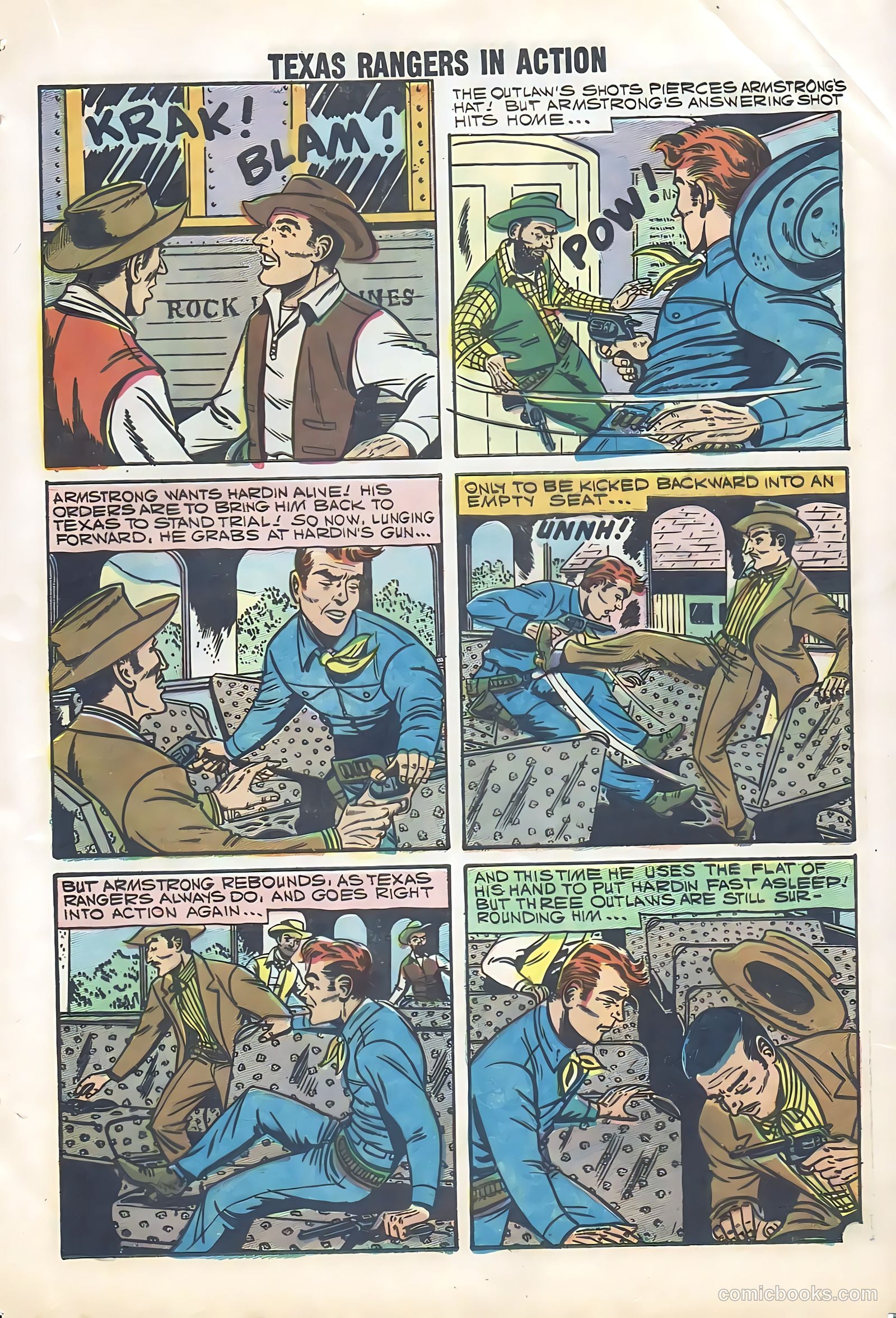Texas Rangers in Action #12 (1958) — page 39 of 68