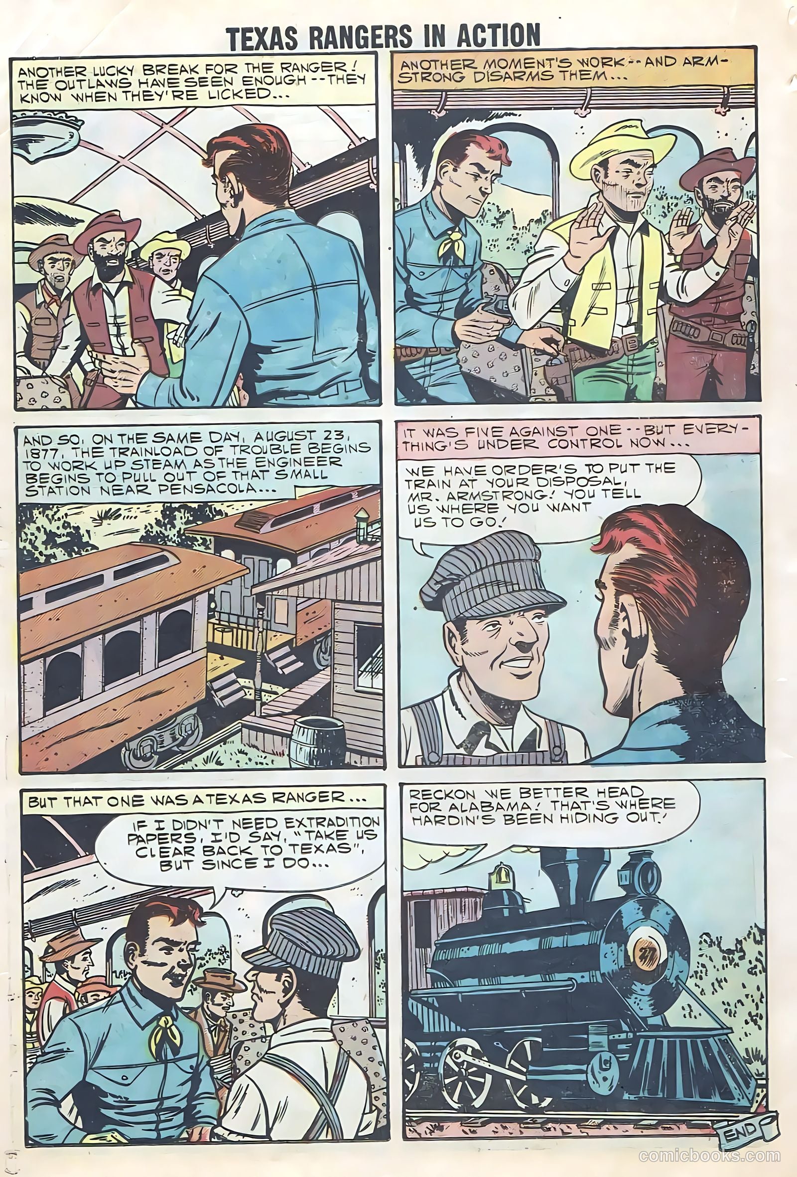 Texas Rangers in Action #12 (1958) — page 40 of 68