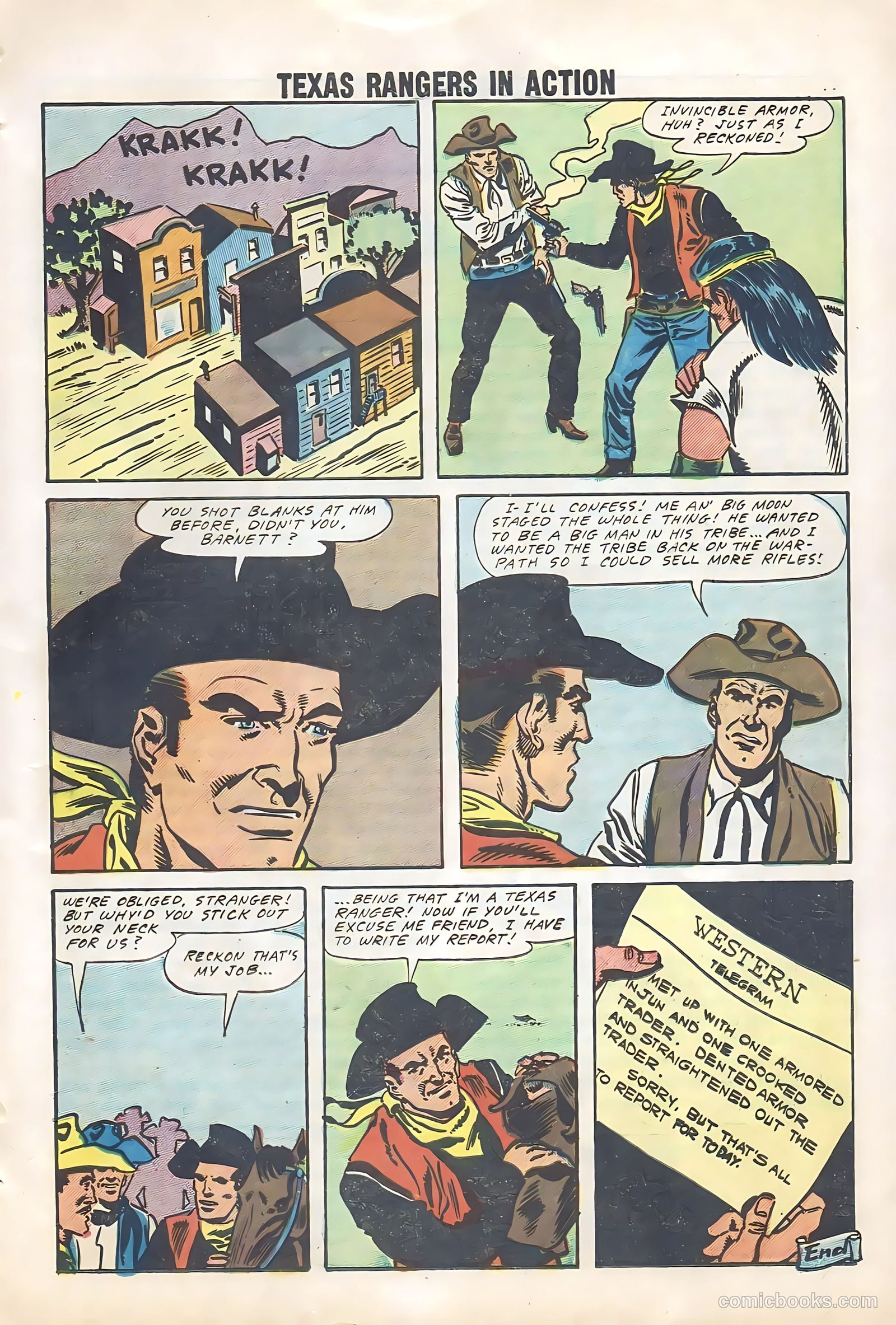 Texas Rangers in Action #12 (1958) — page 47 of 68