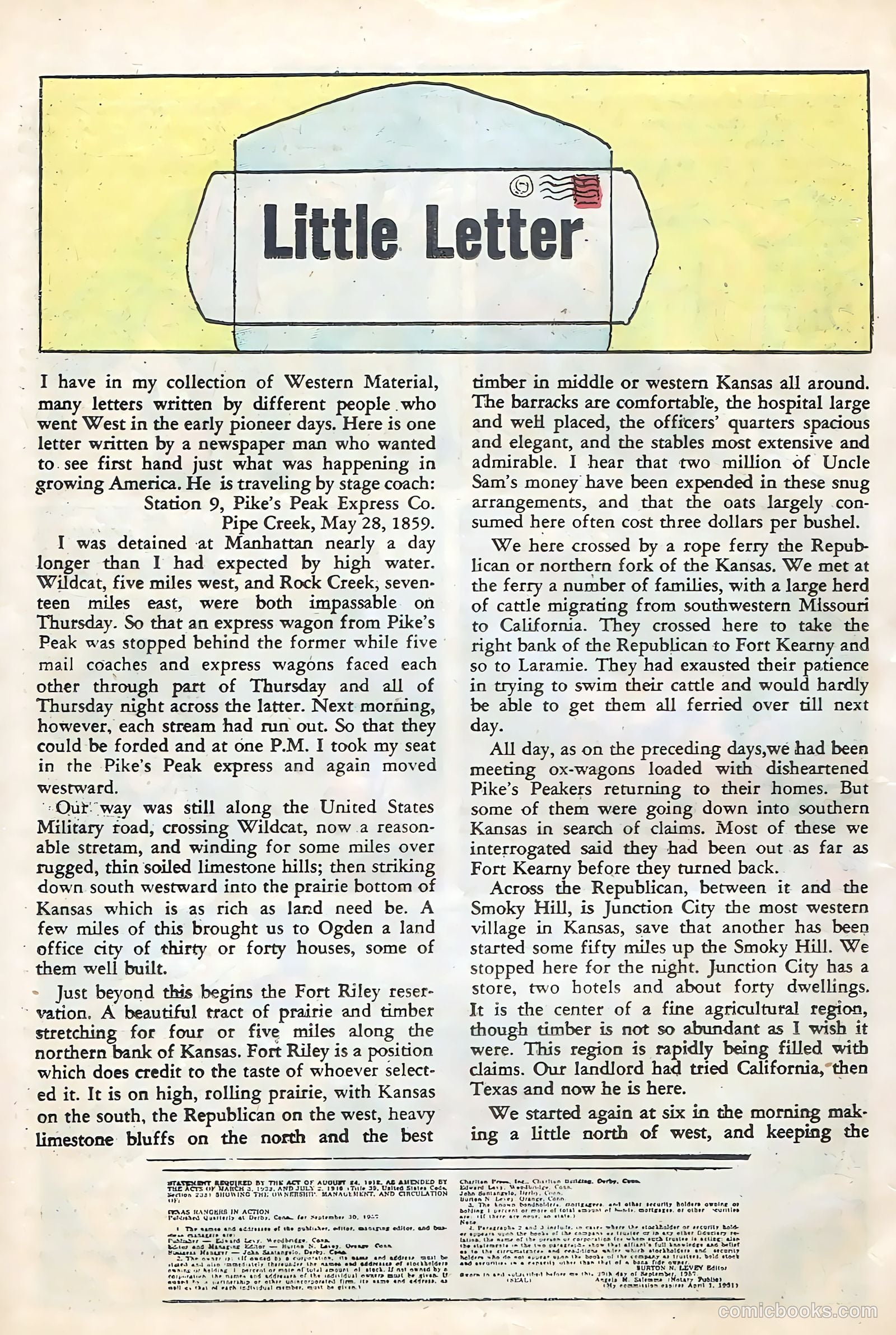 Texas Rangers in Action #12 (1958) — page 48 of 68