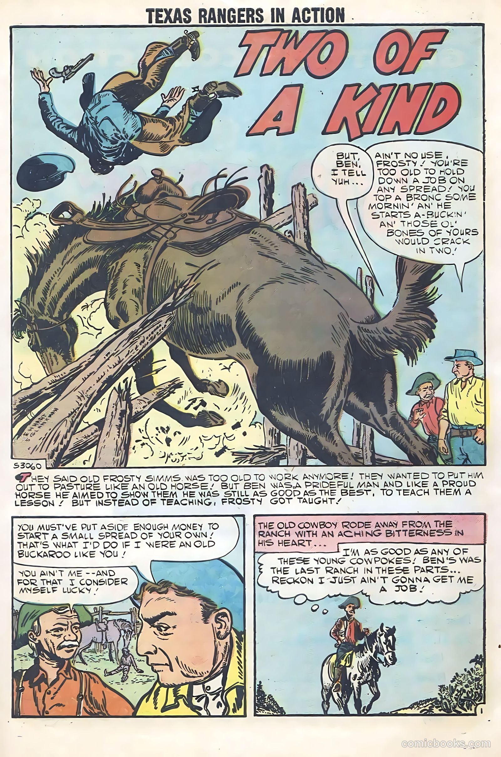 Texas Rangers in Action #12 (1958) — page 52 of 68