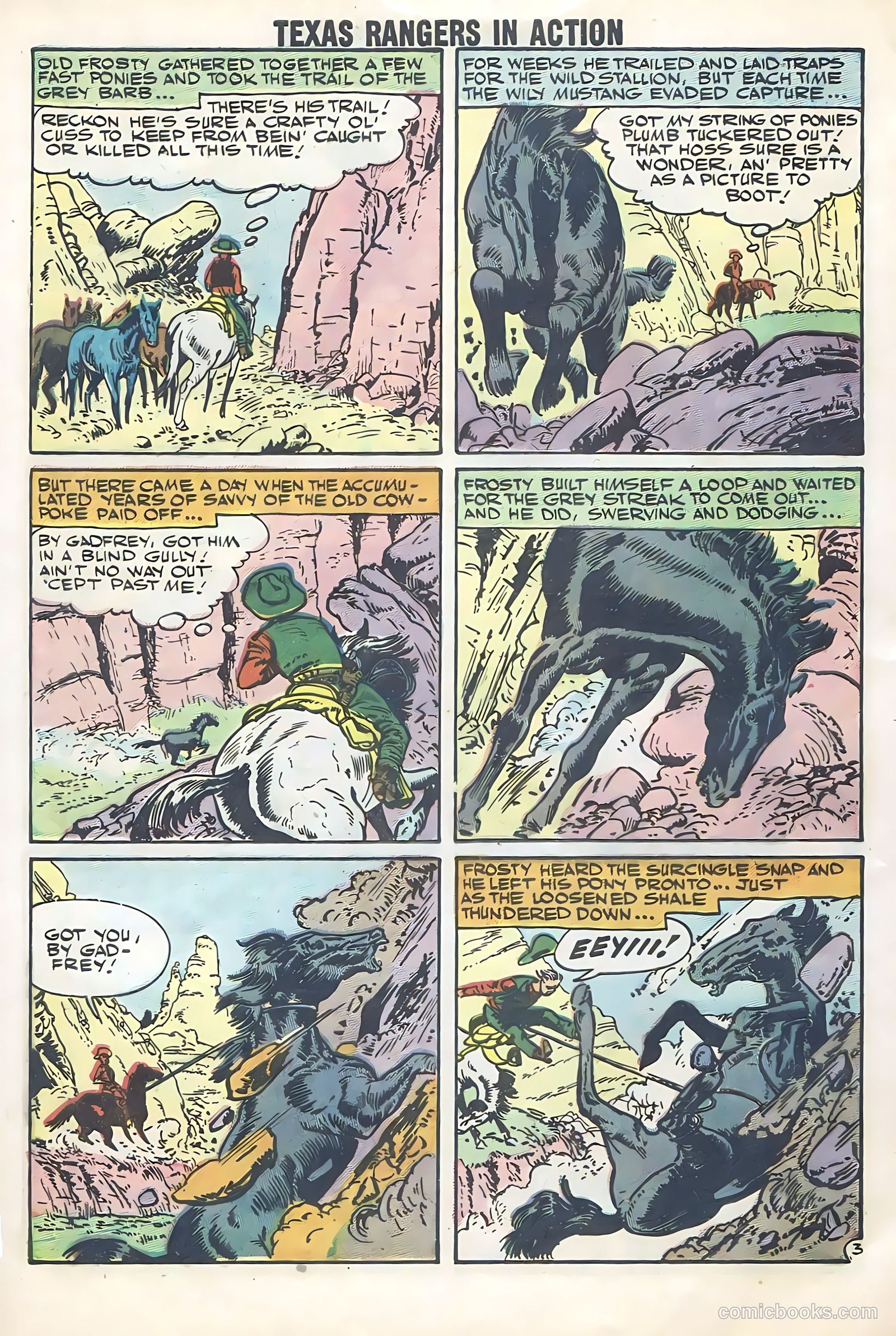 Texas Rangers in Action #12 (1958) — page 54 of 68