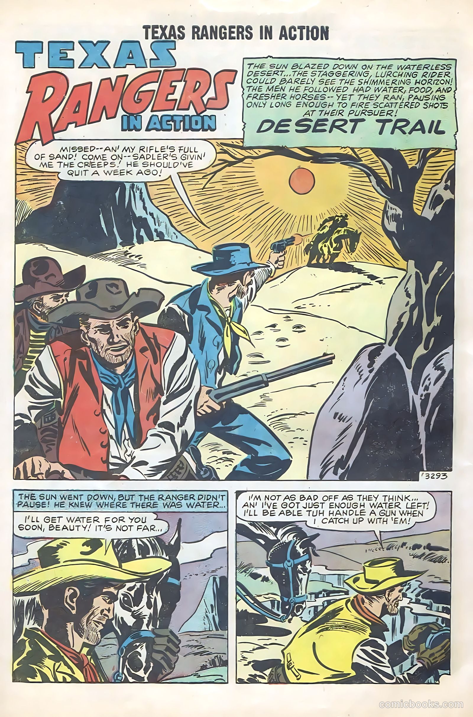 Texas Rangers in Action #12 (1958) — page 56 of 68