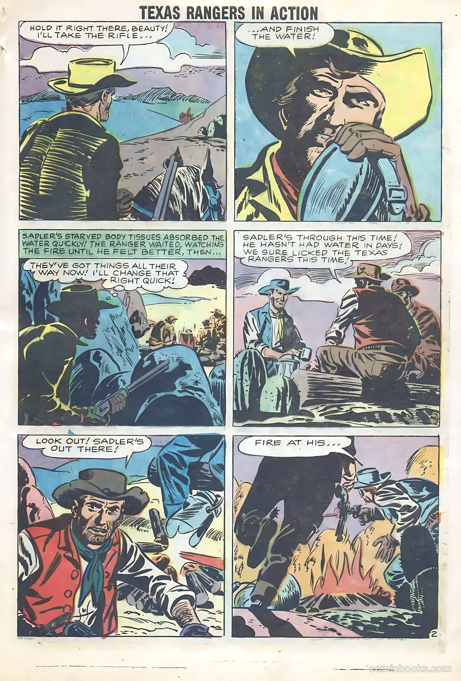 Texas Rangers in Action #12 (1958) — page 57 of 68