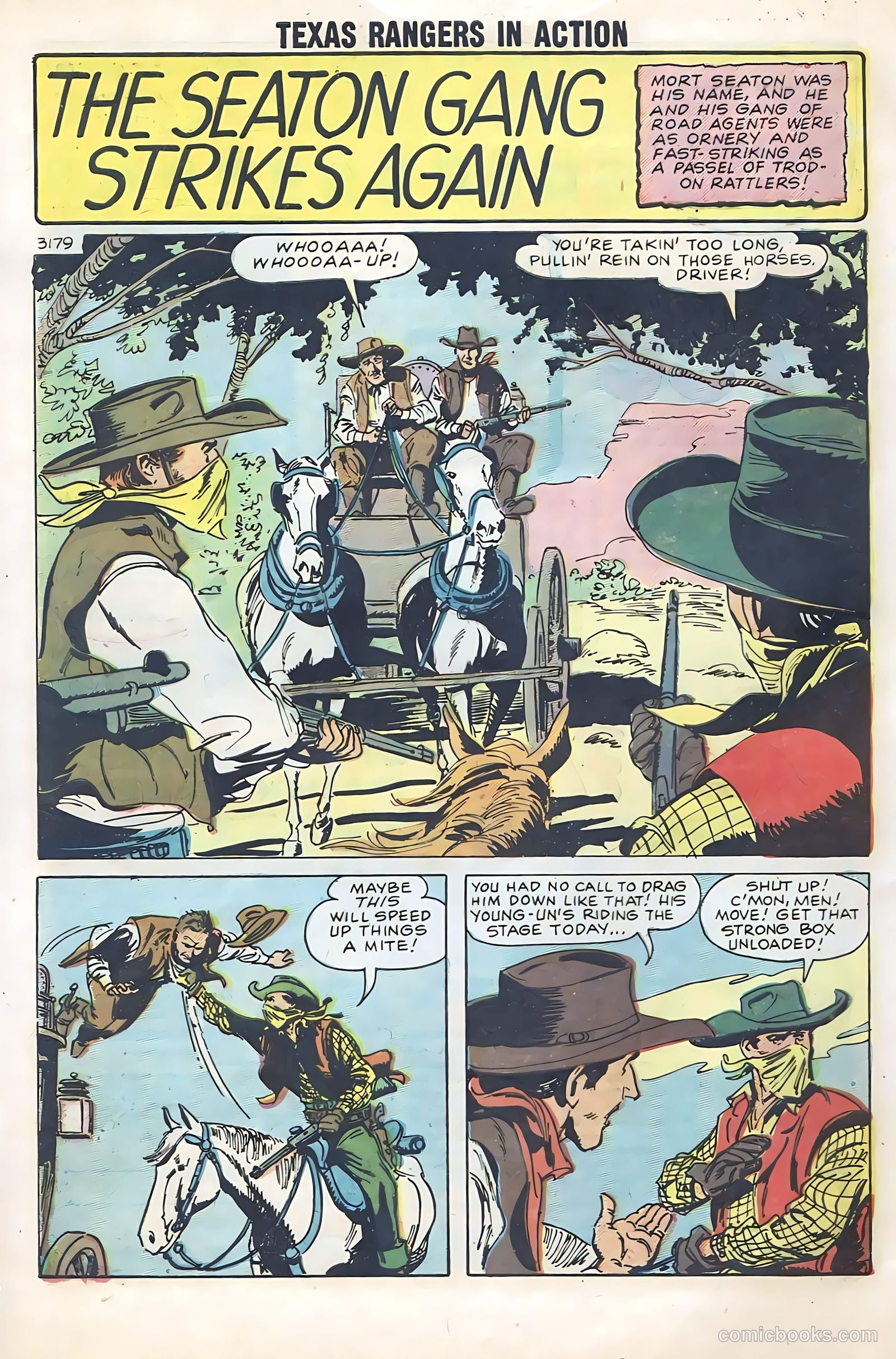 Texas Rangers in Action #12 (1958) — page 60 of 68