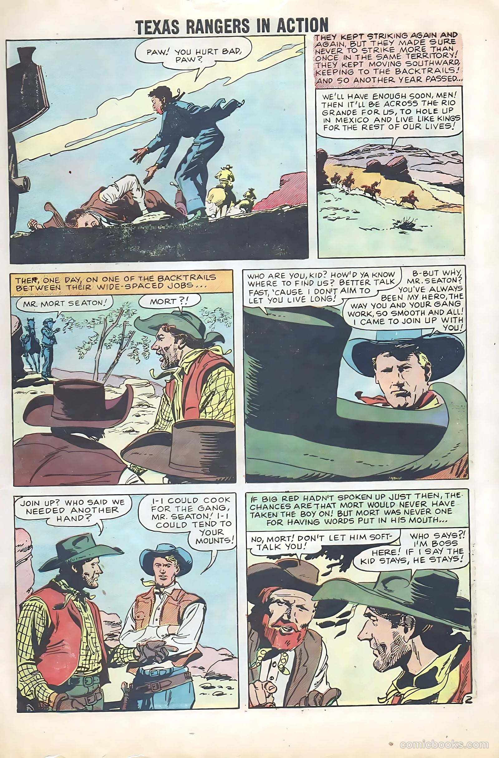Texas Rangers in Action #12 (1958) — page 61 of 68