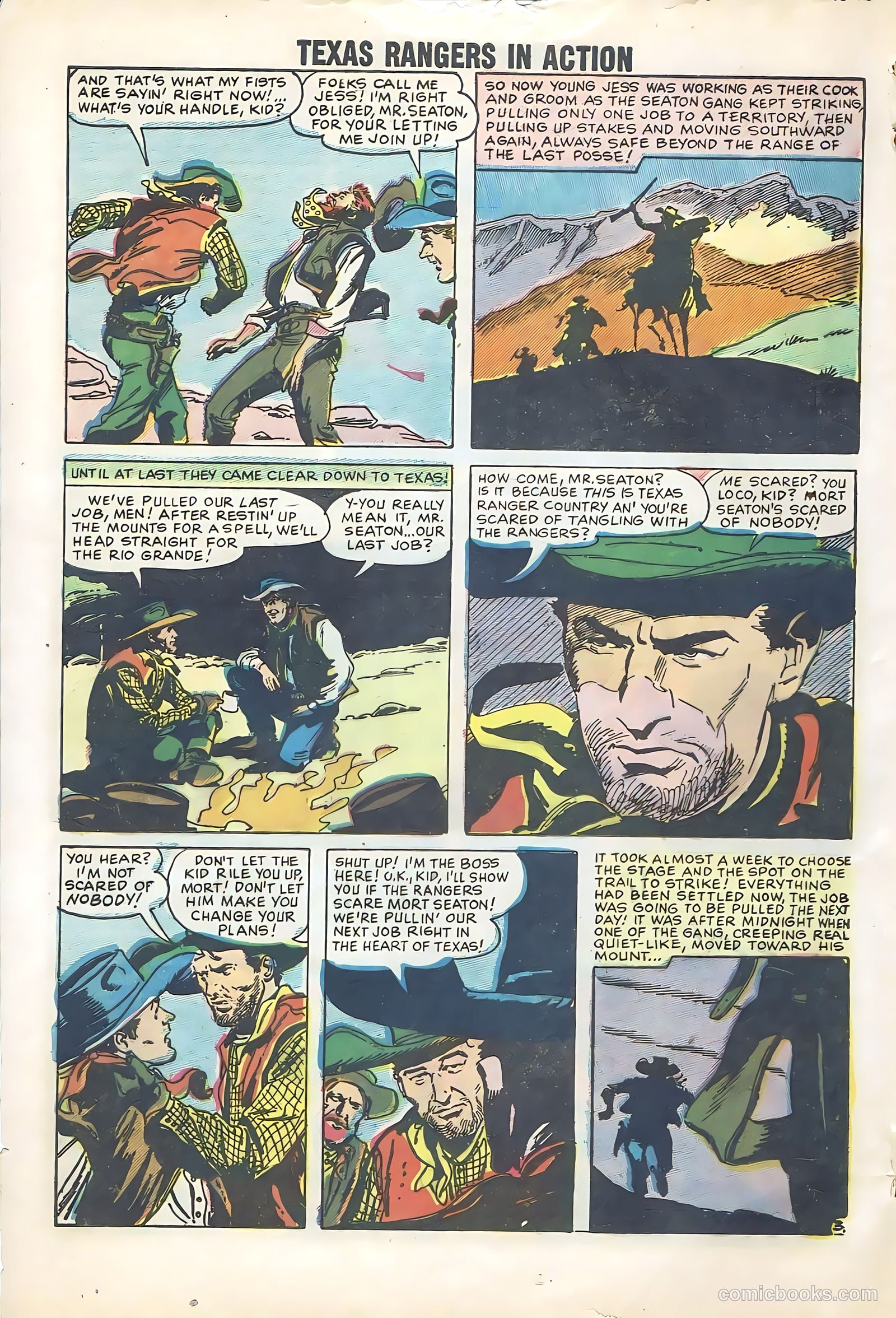 Texas Rangers in Action #12 (1958) — page 62 of 68
