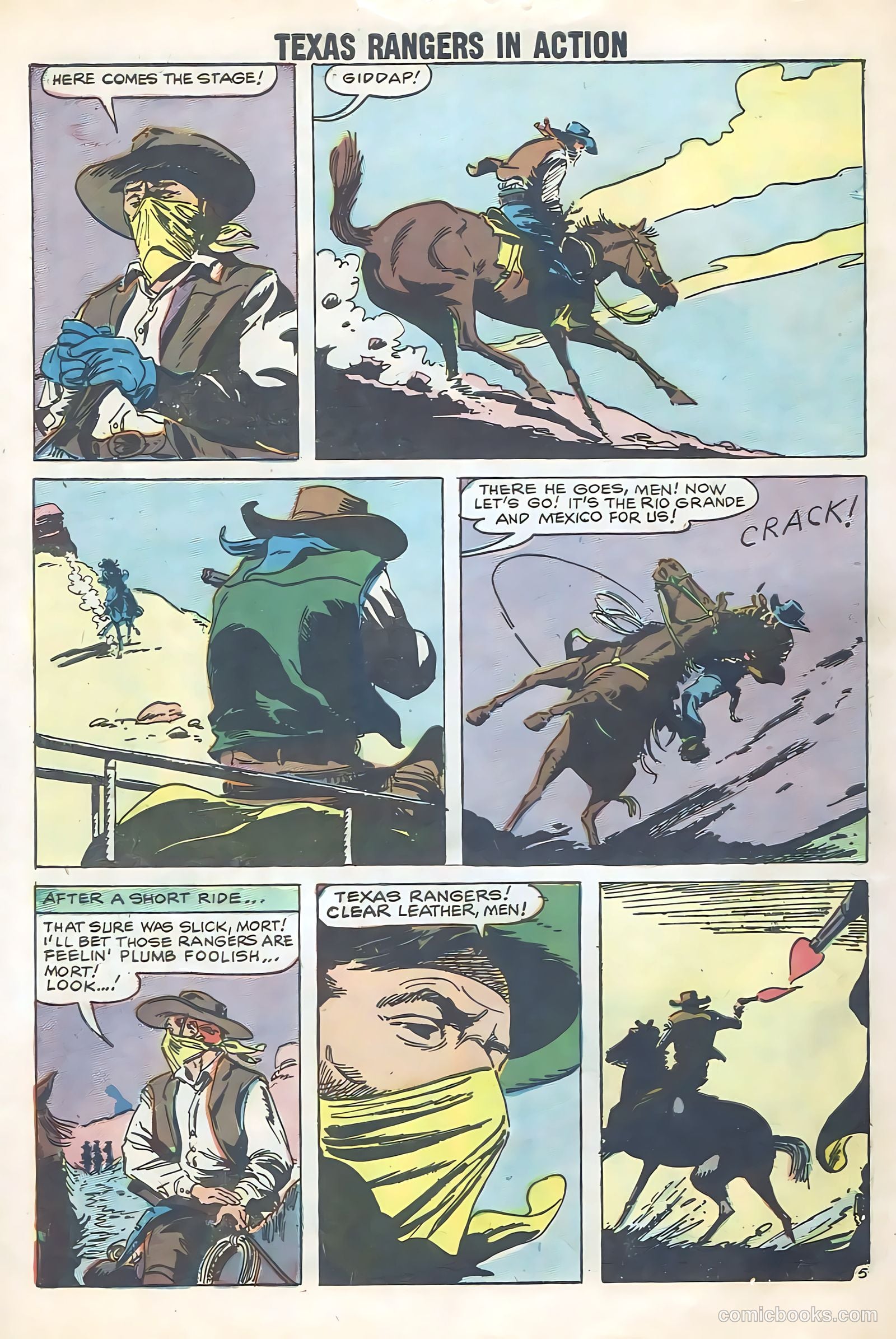 Texas Rangers in Action #12 (1958) — page 64 of 68