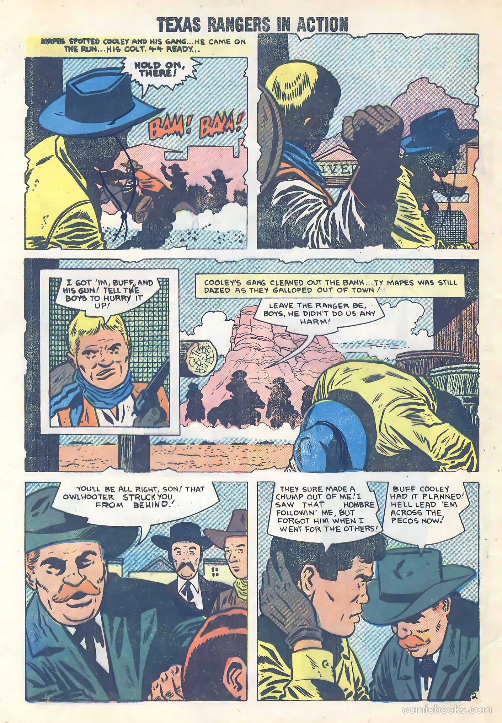 Texas Rangers in Action #13 (1958) — page 4 of 36