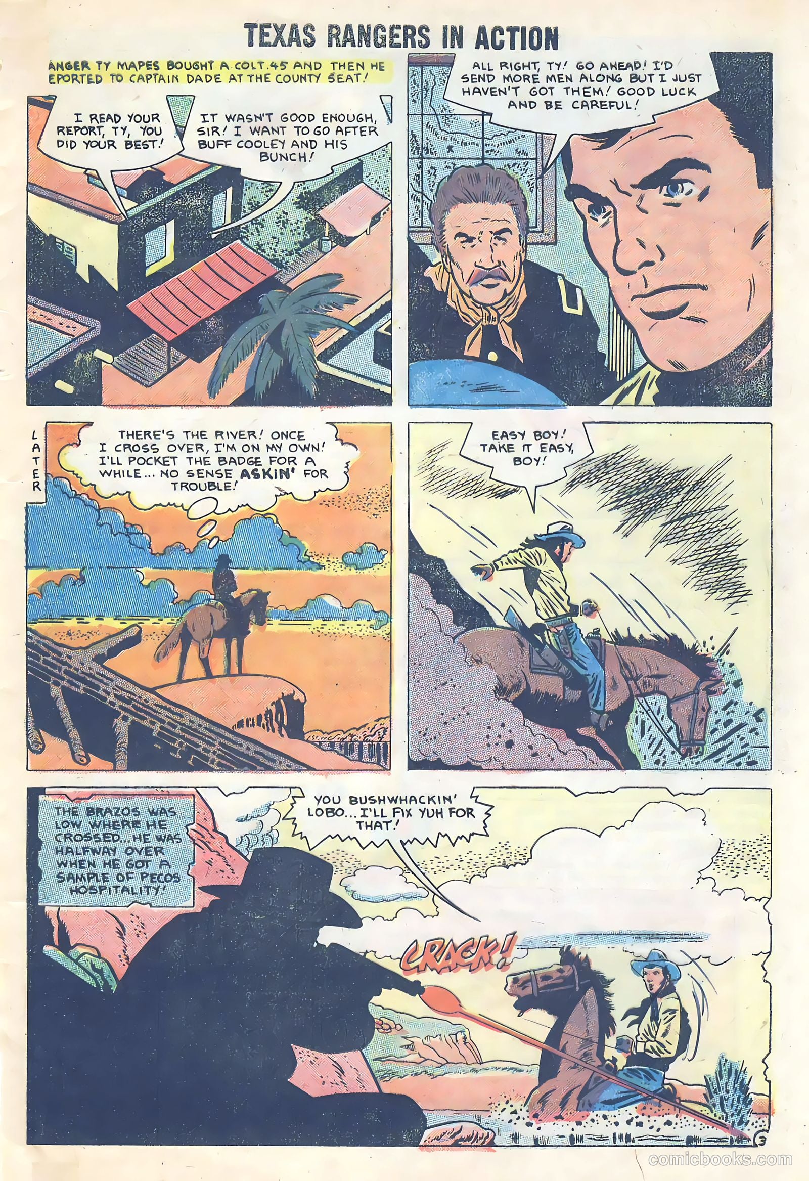 Texas Rangers in Action #13 (1958) — page 5 of 36