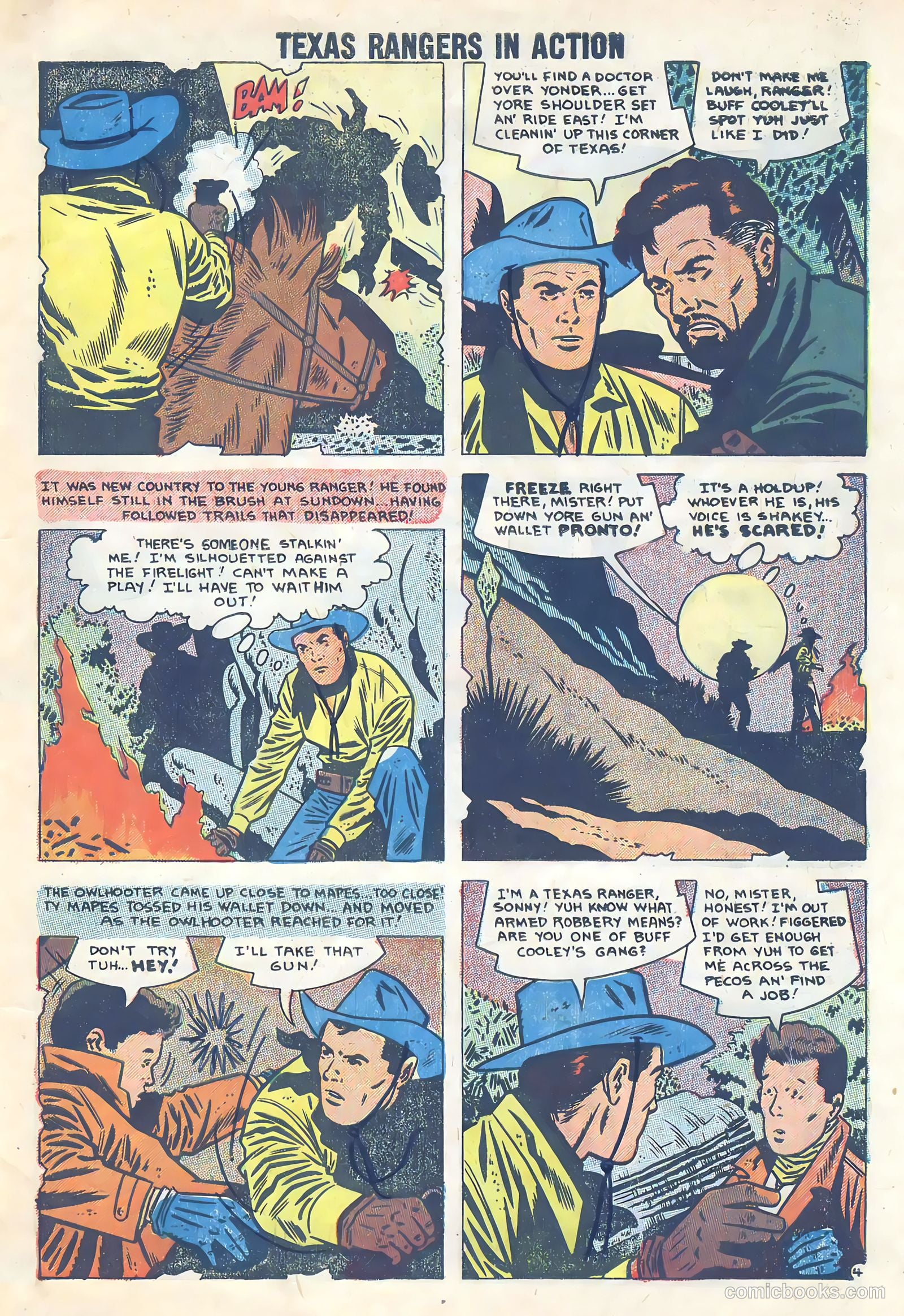 Texas Rangers in Action #13 (1958) — page 7 of 36