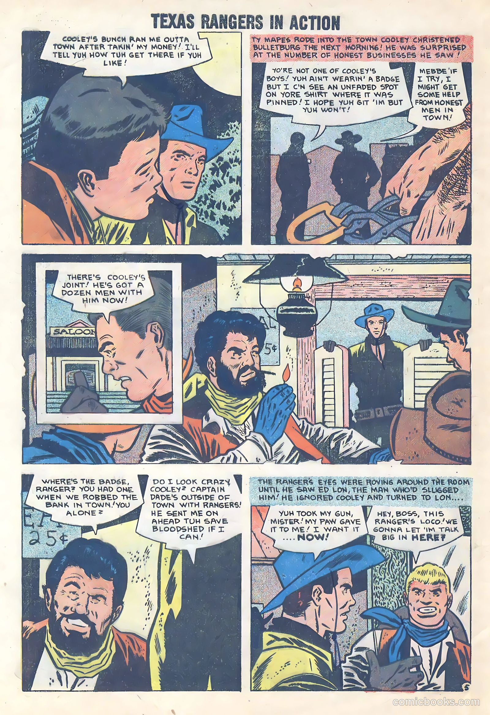 Texas Rangers in Action #13 (1958) — page 8 of 36