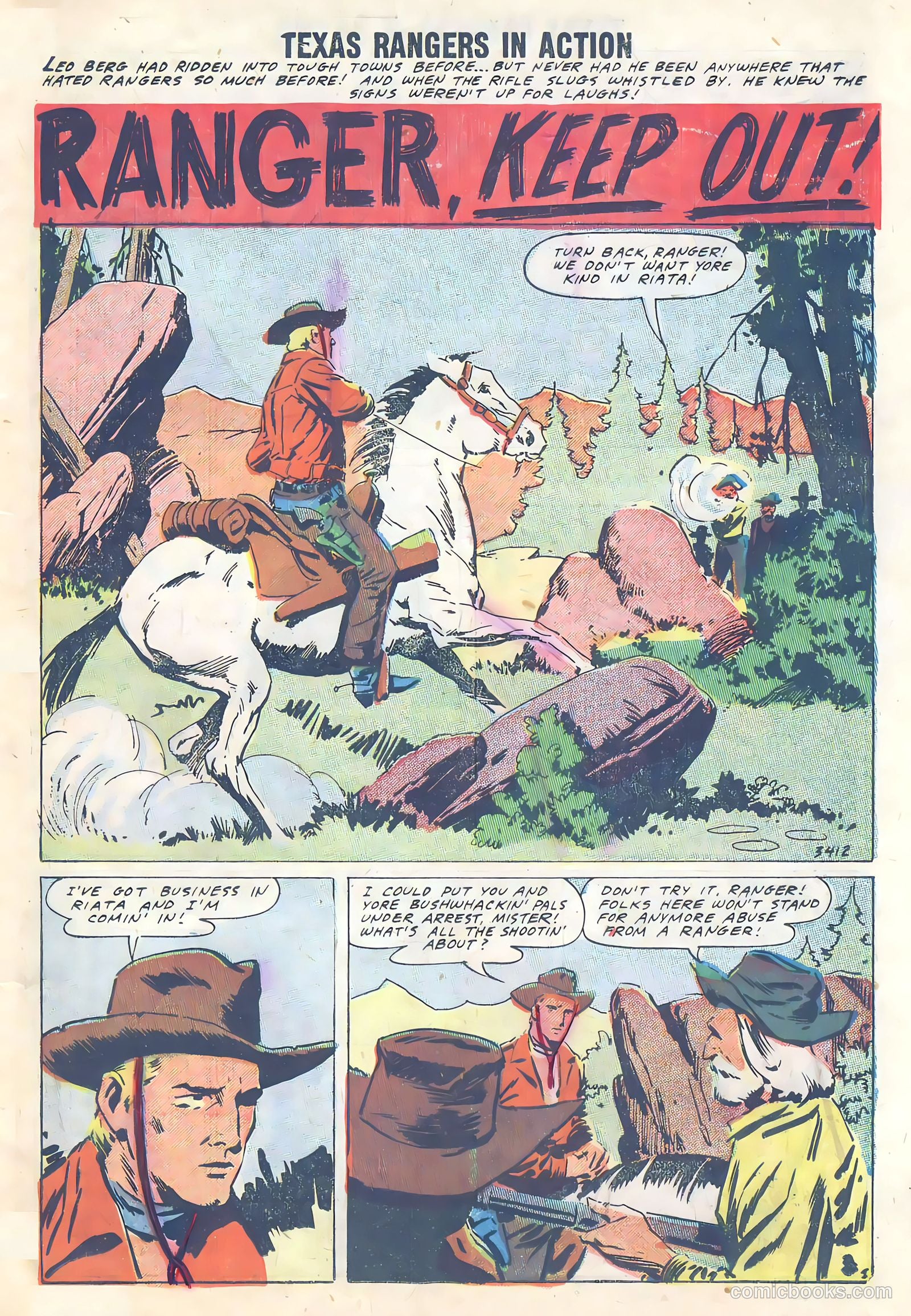 Texas Rangers in Action #13 (1958) — page 11 of 36