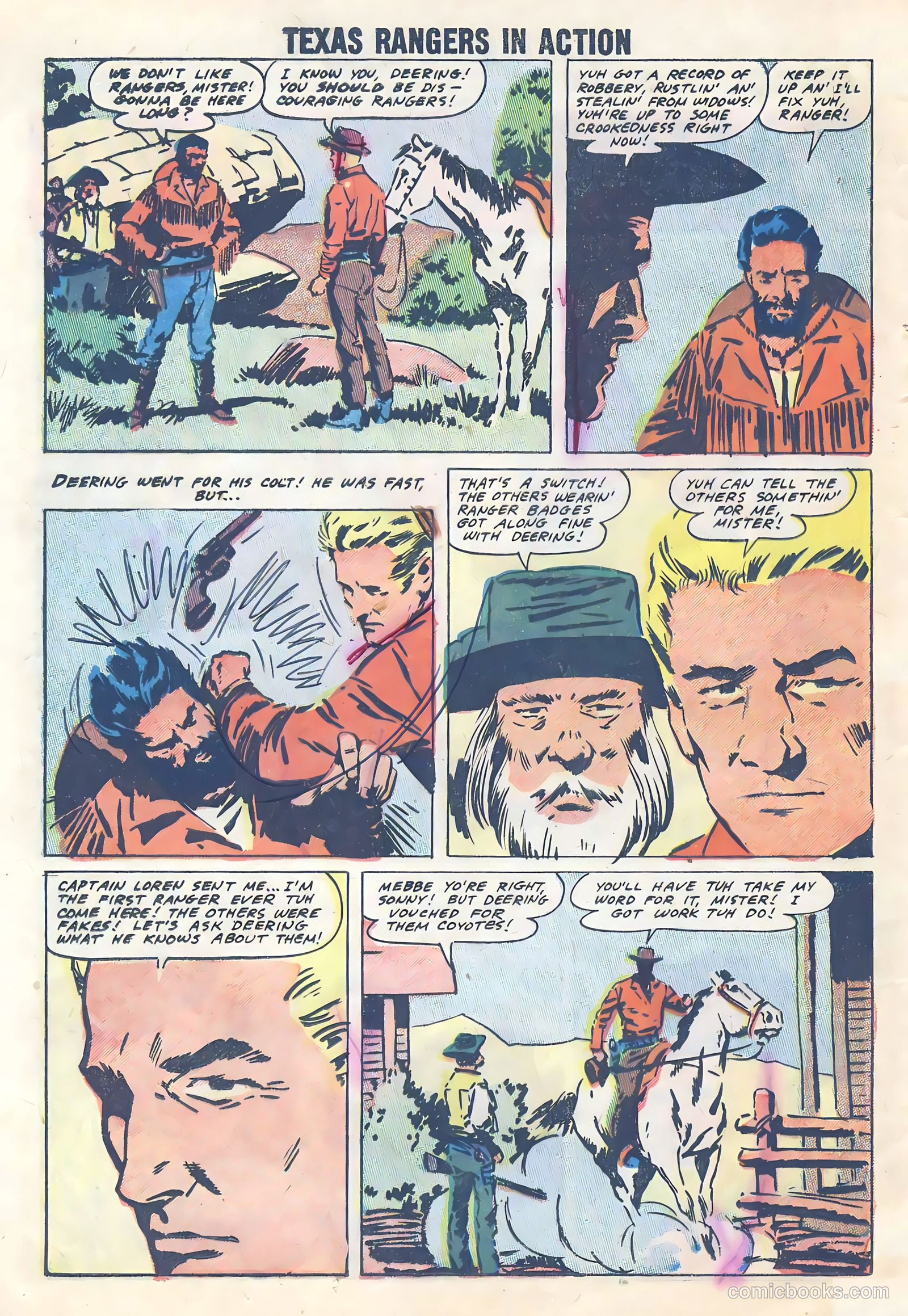 Texas Rangers in Action #13 (1958) — page 12 of 36