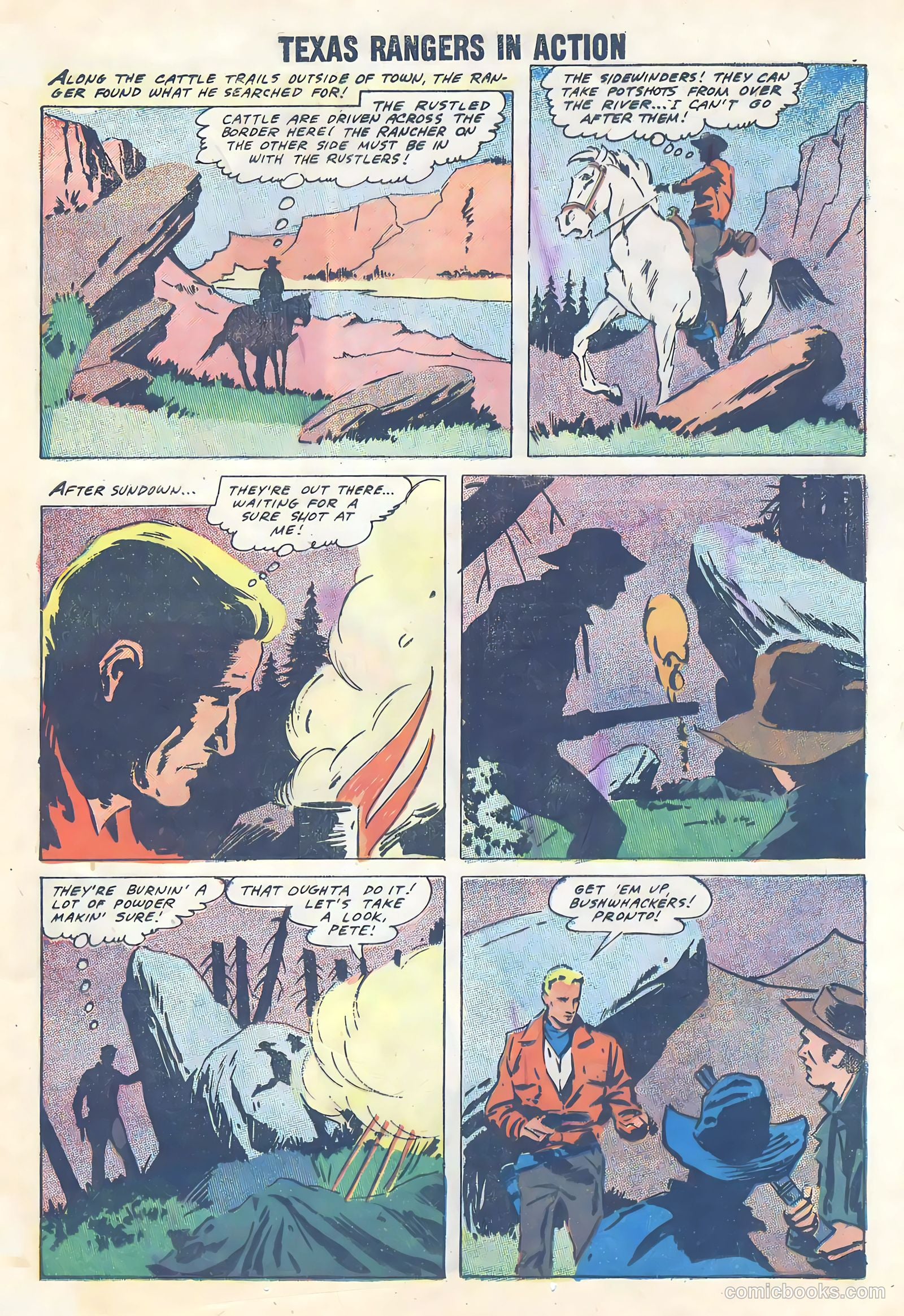 Texas Rangers in Action #13 (1958) — page 13 of 36