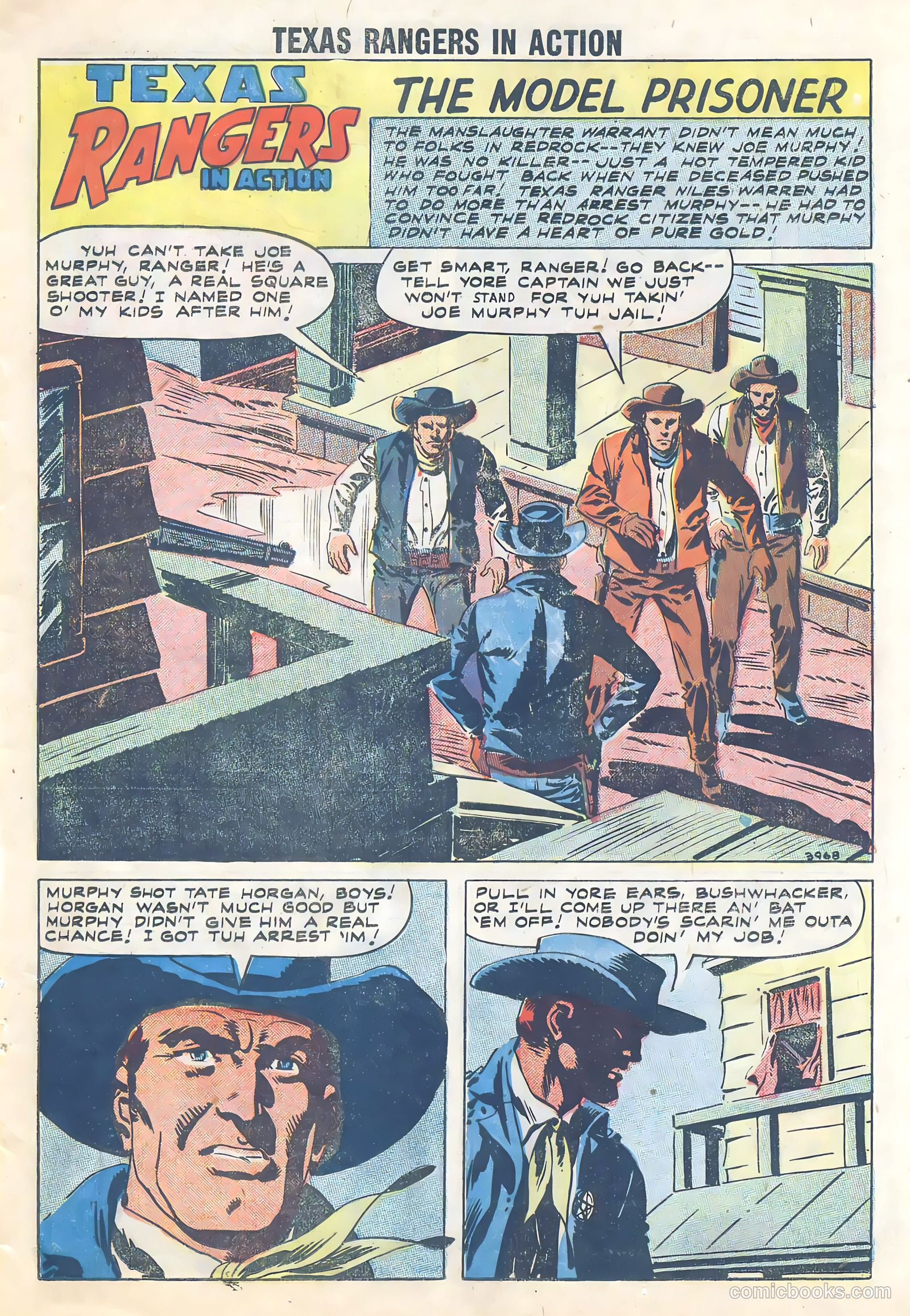 Texas Rangers in Action #13 (1958) — page 23 of 36