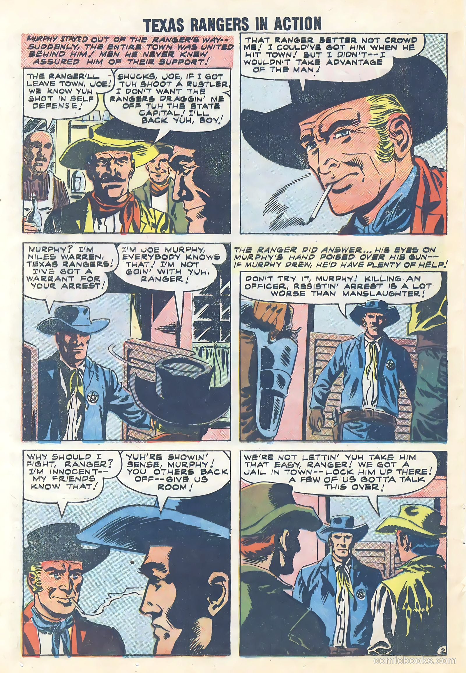 Texas Rangers in Action #13 (1958) — page 24 of 36