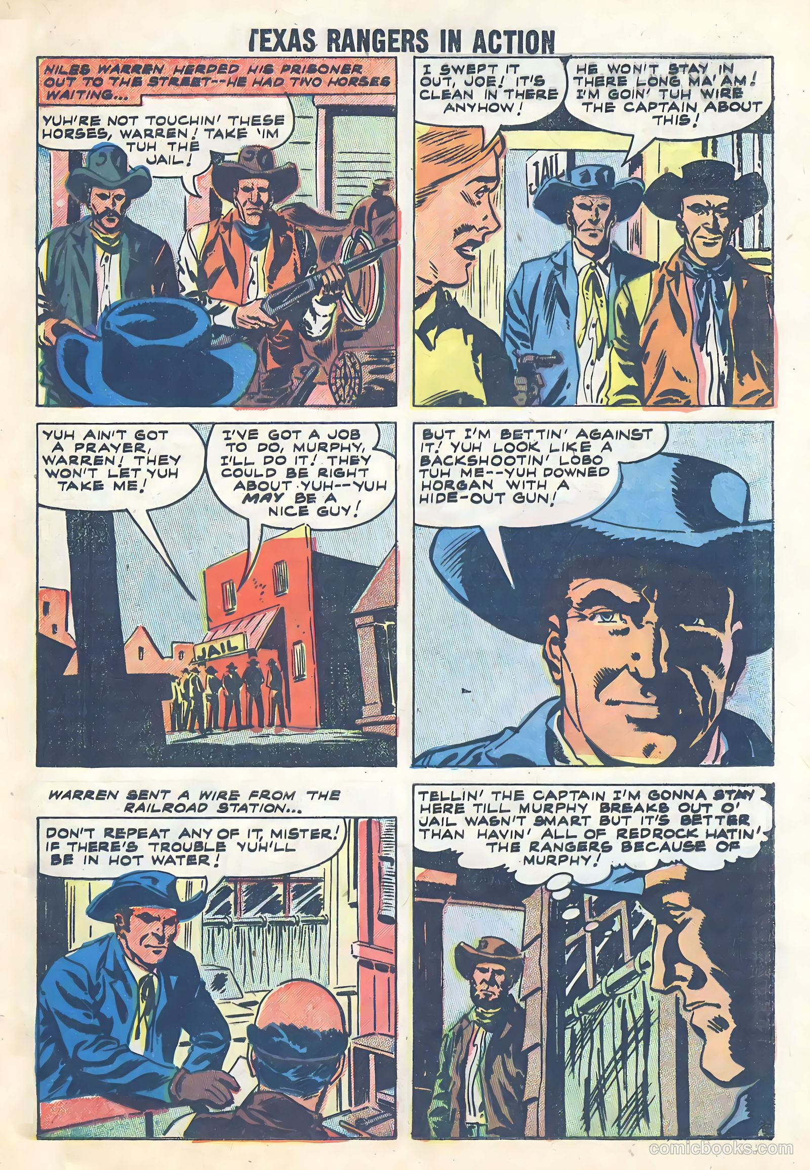 Texas Rangers in Action #13 (1958) — page 25 of 36