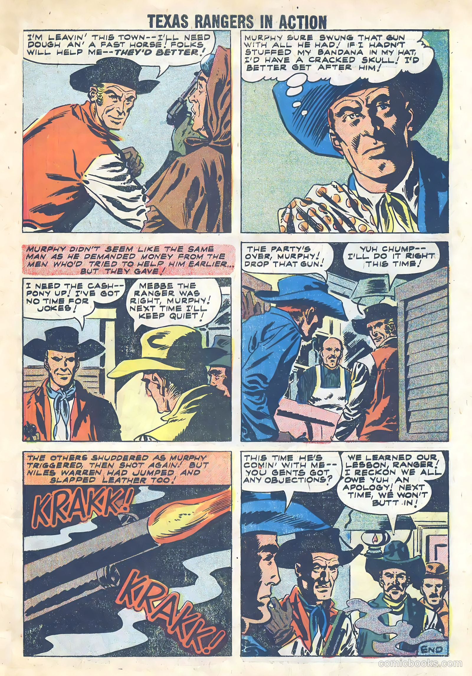 Texas Rangers in Action #13 (1958) — page 27 of 36
