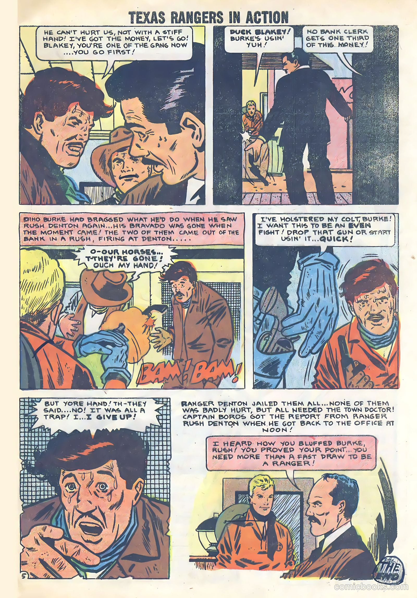 Texas Rangers in Action #13 (1958) — page 33 of 36