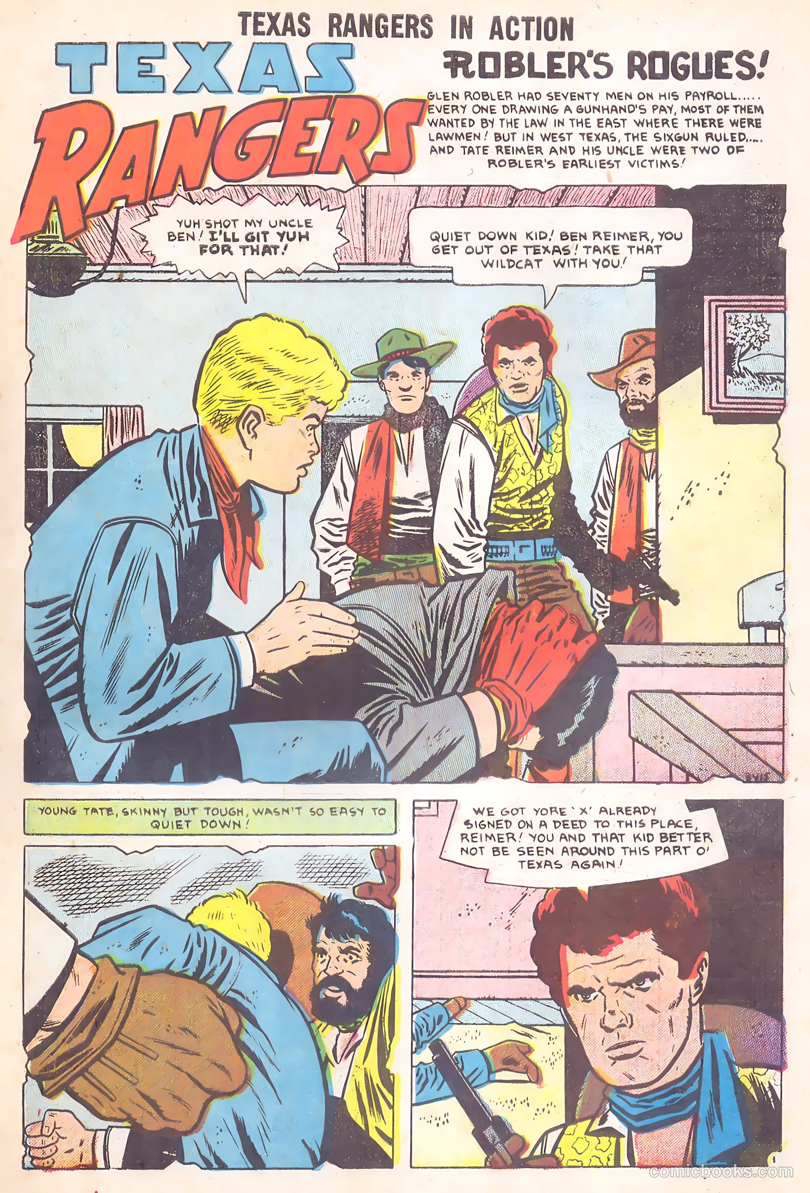 Texas Rangers in Action #14 (1958) — page 3 of 37