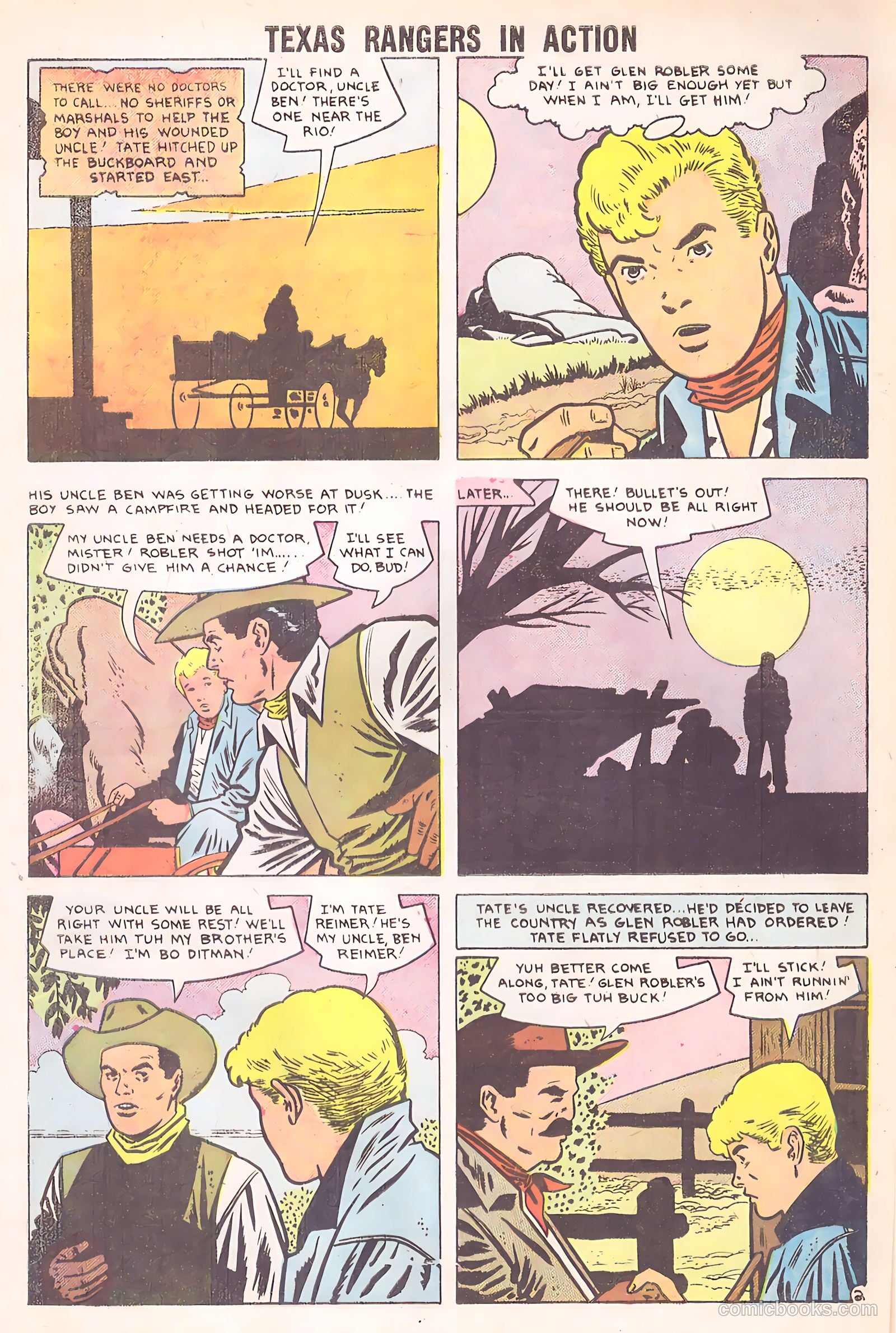 Texas Rangers in Action #14 (1958) — page 4 of 37