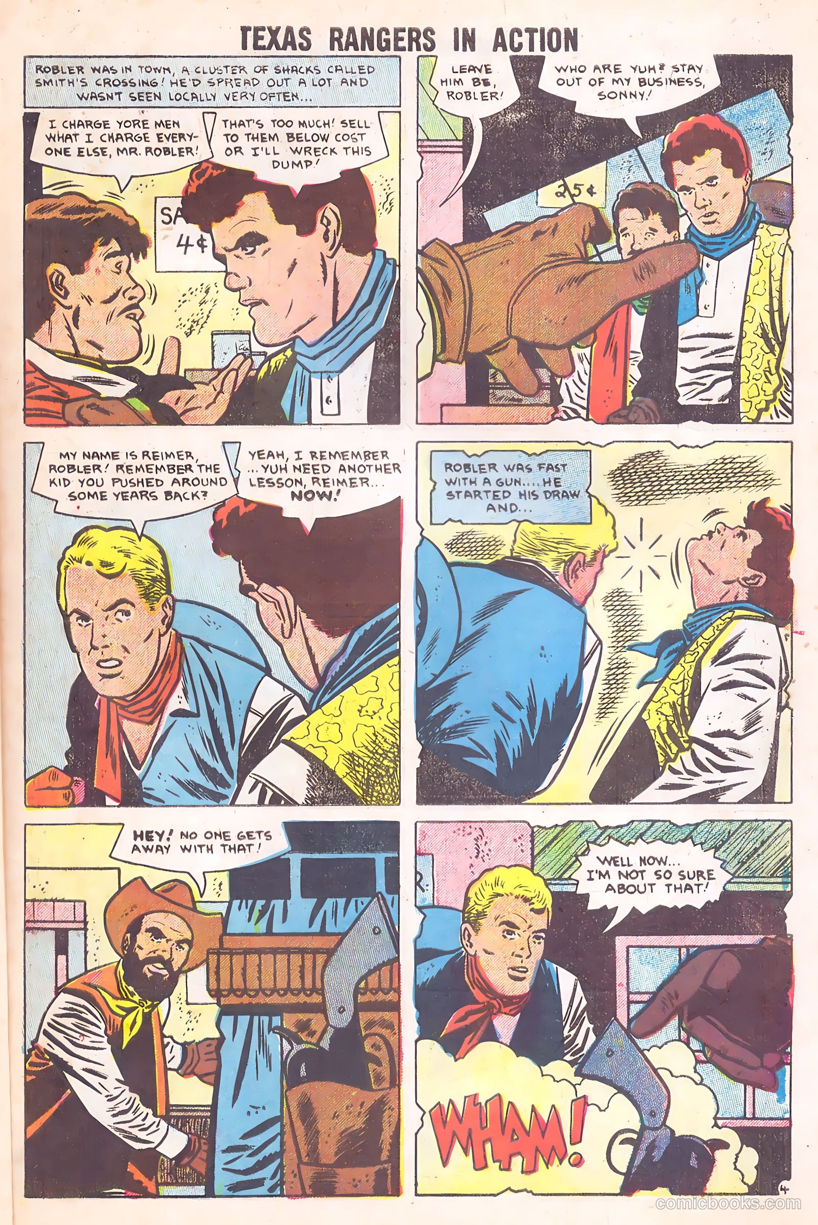 Texas Rangers in Action #14 (1958) — page 7 of 37