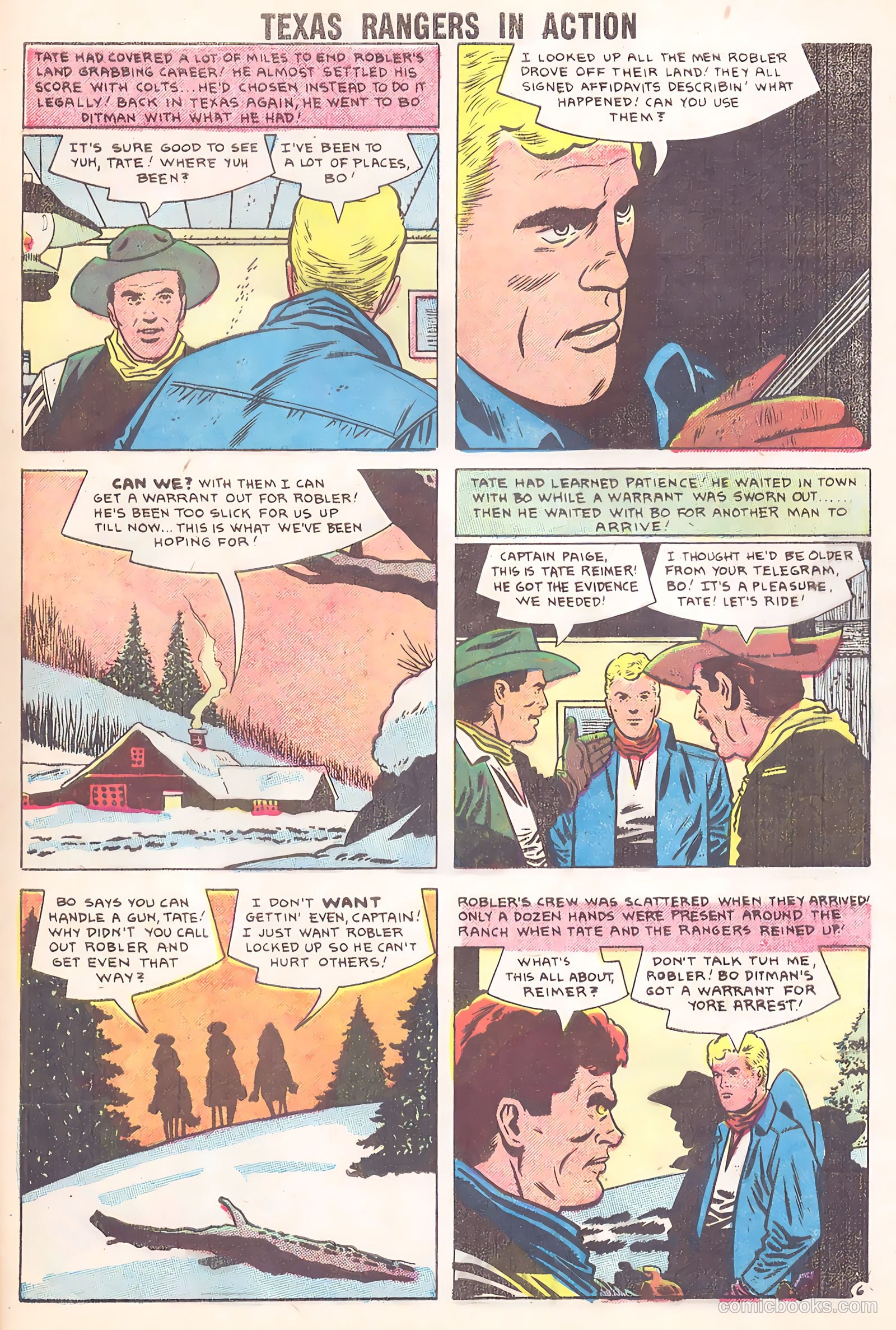 Texas Rangers in Action #14 (1958) — page 9 of 37