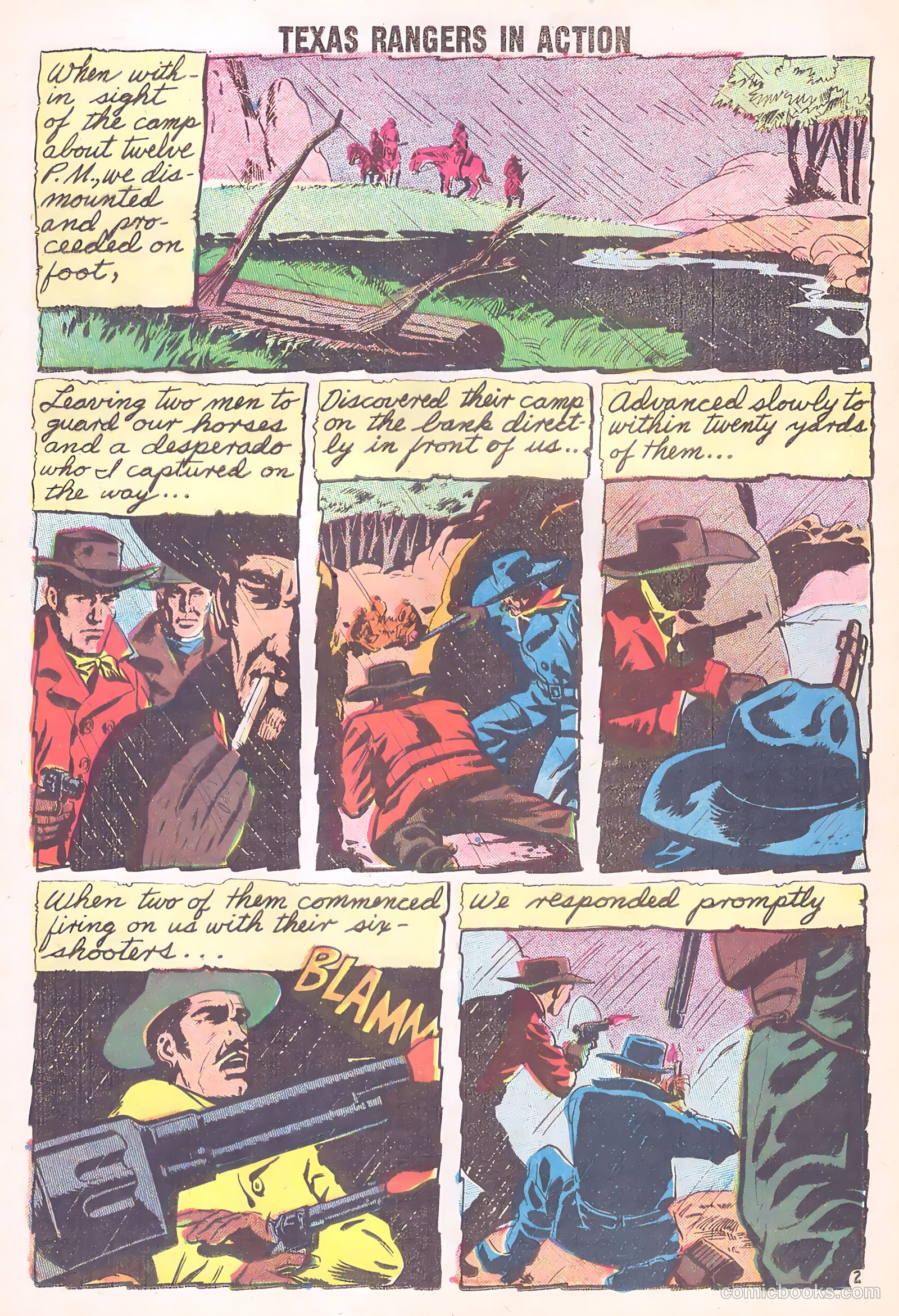 Texas Rangers in Action #14 (1958) — page 12 of 37
