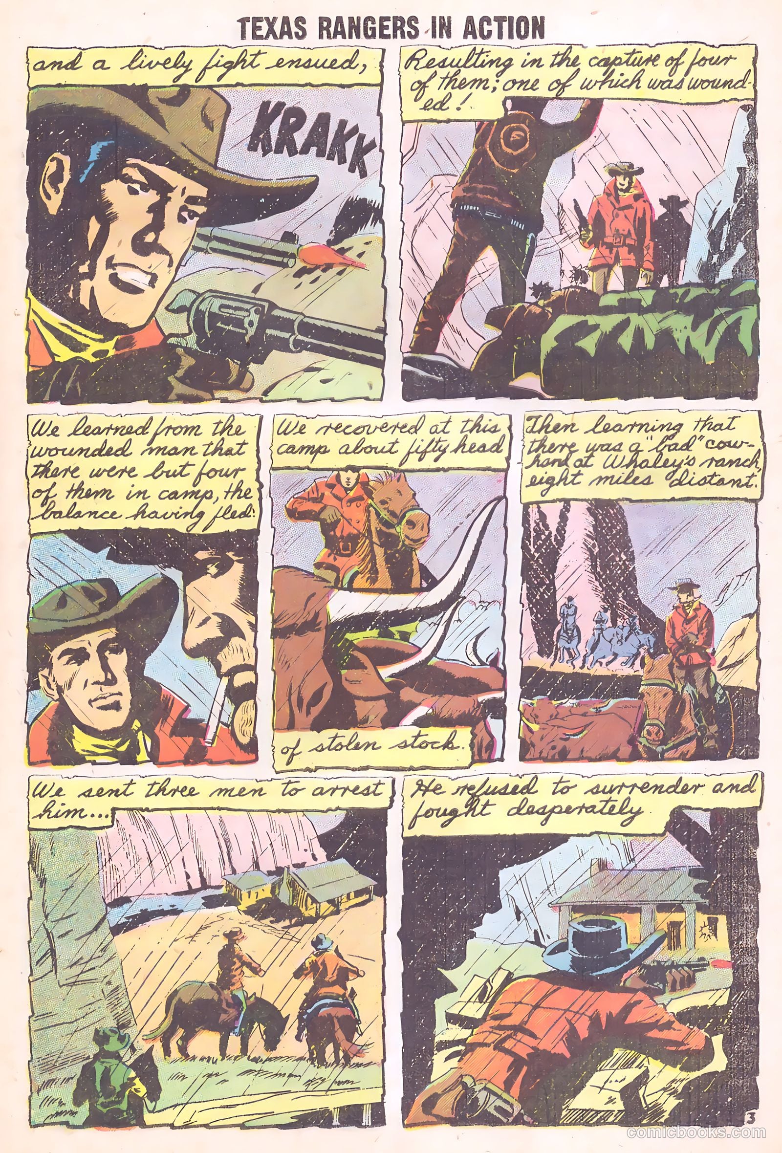 Texas Rangers in Action #14 (1958) — page 13 of 37