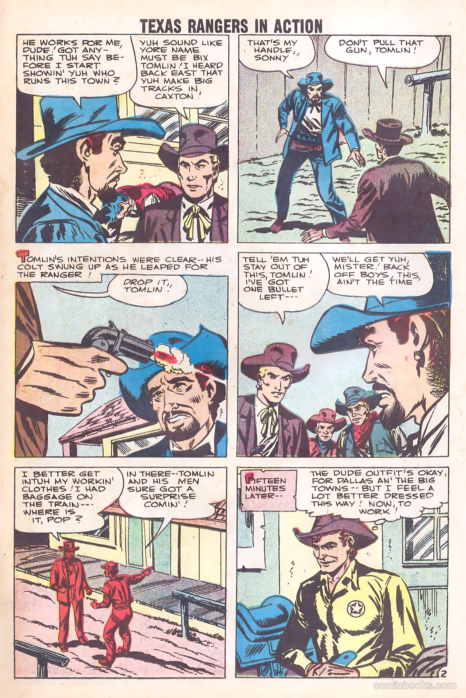 Texas Rangers in Action #14 (1958) — page 19 of 37
