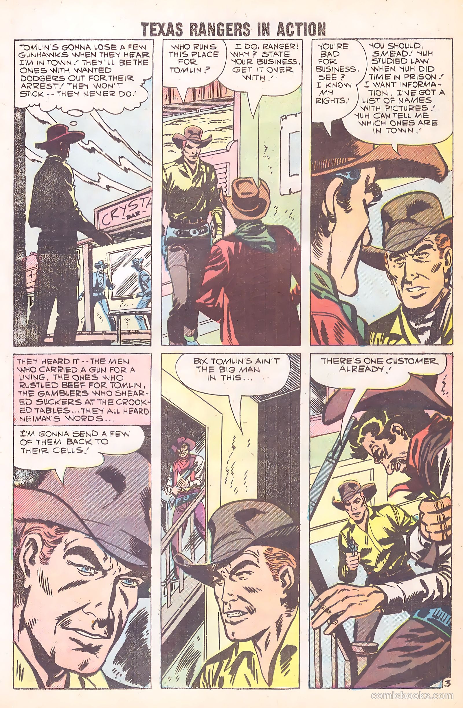 Texas Rangers in Action #14 (1958) — page 20 of 37