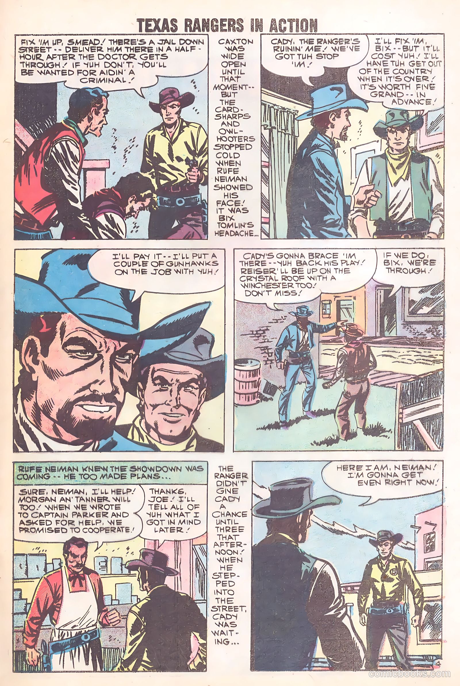 Texas Rangers in Action #14 (1958) — page 21 of 37