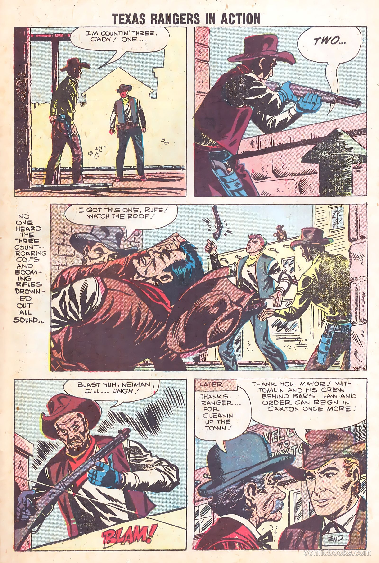 Texas Rangers in Action #14 (1958) — page 23 of 37