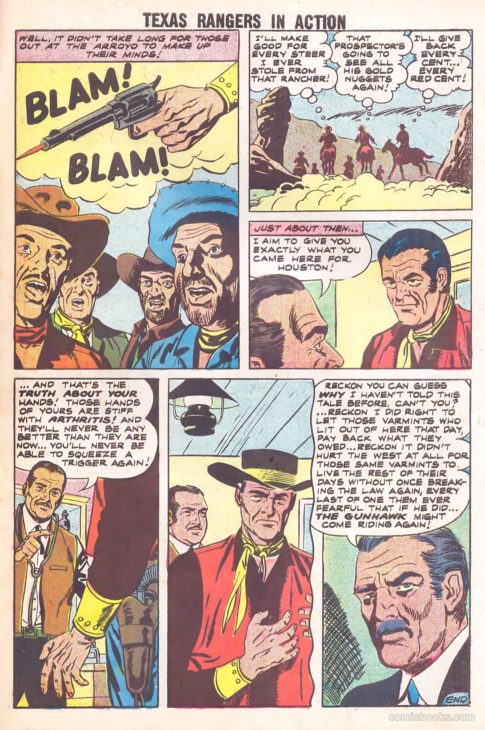 Texas Rangers in Action #14 (1958) — page 27 of 37