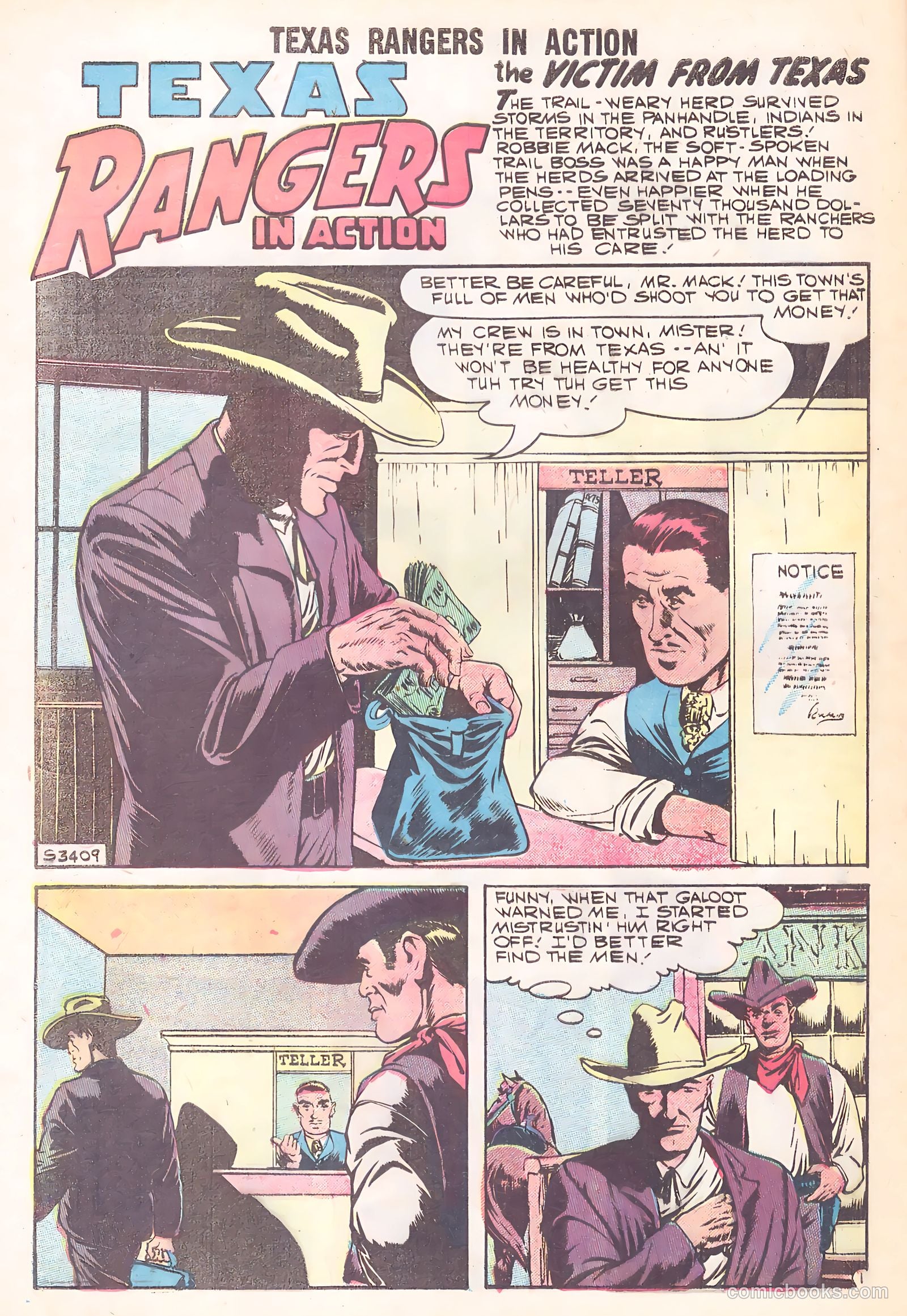 Texas Rangers in Action #14 (1958) — page 28 of 37