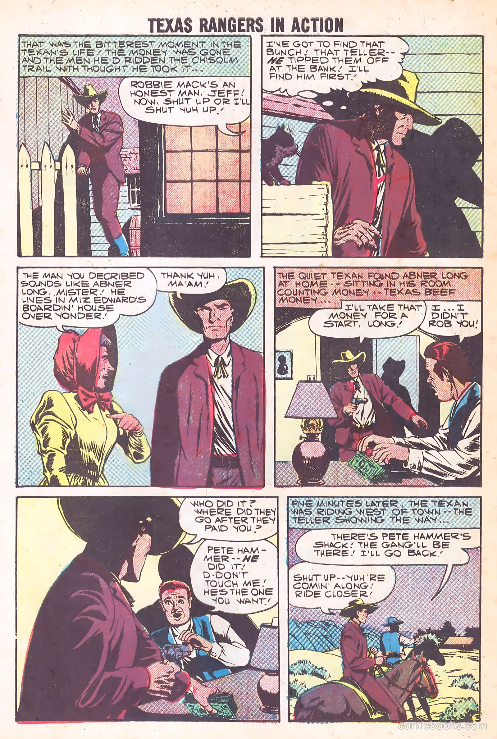 Texas Rangers in Action #14 (1958) — page 30 of 37