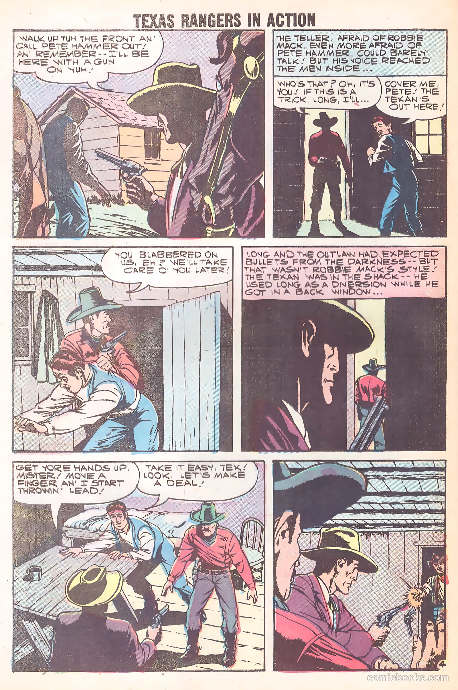 Texas Rangers in Action #14 (1958) — page 32 of 37