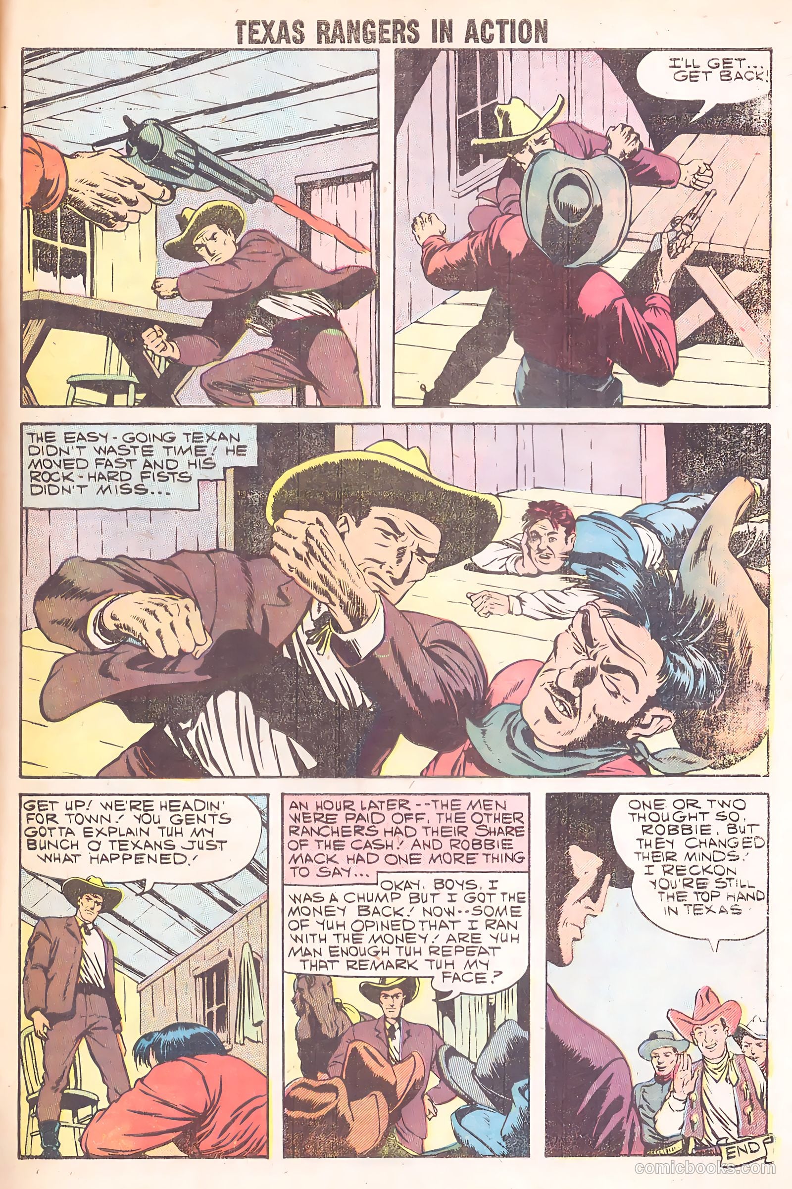 Texas Rangers in Action #14 (1958) — page 33 of 37