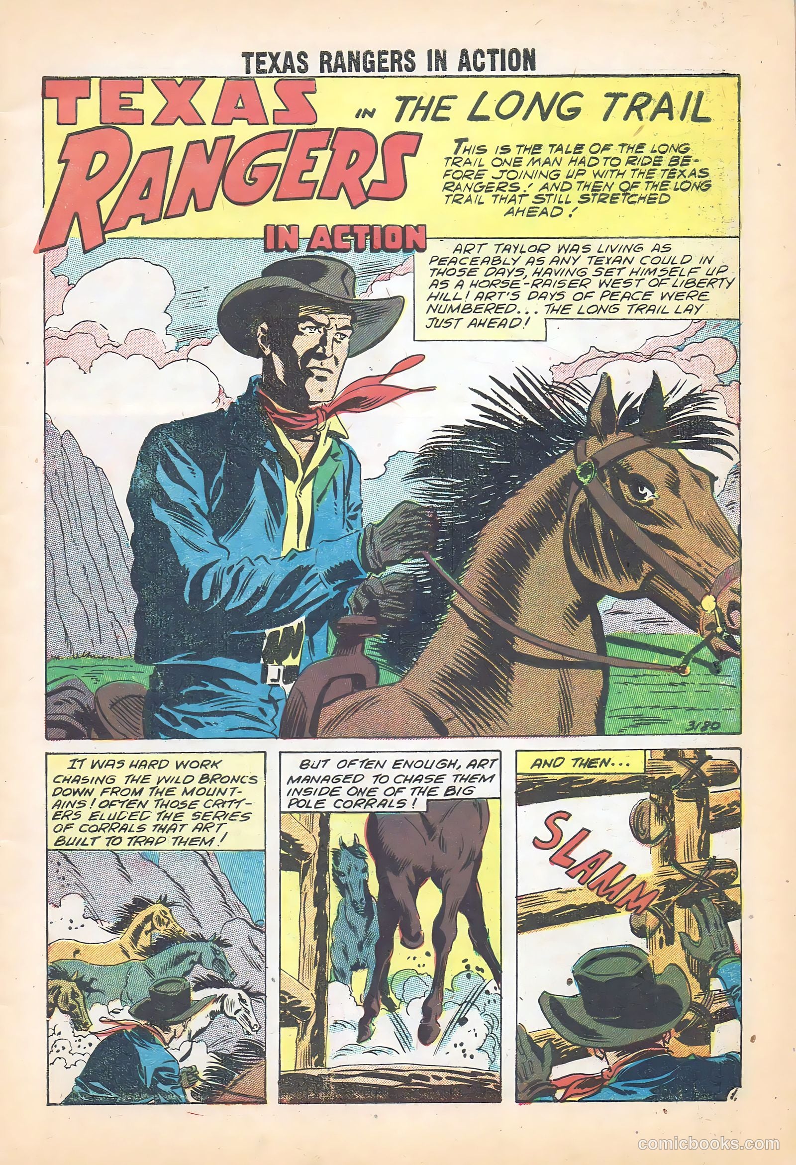 Texas Rangers in Action #15 (1959) — page 3 of 35