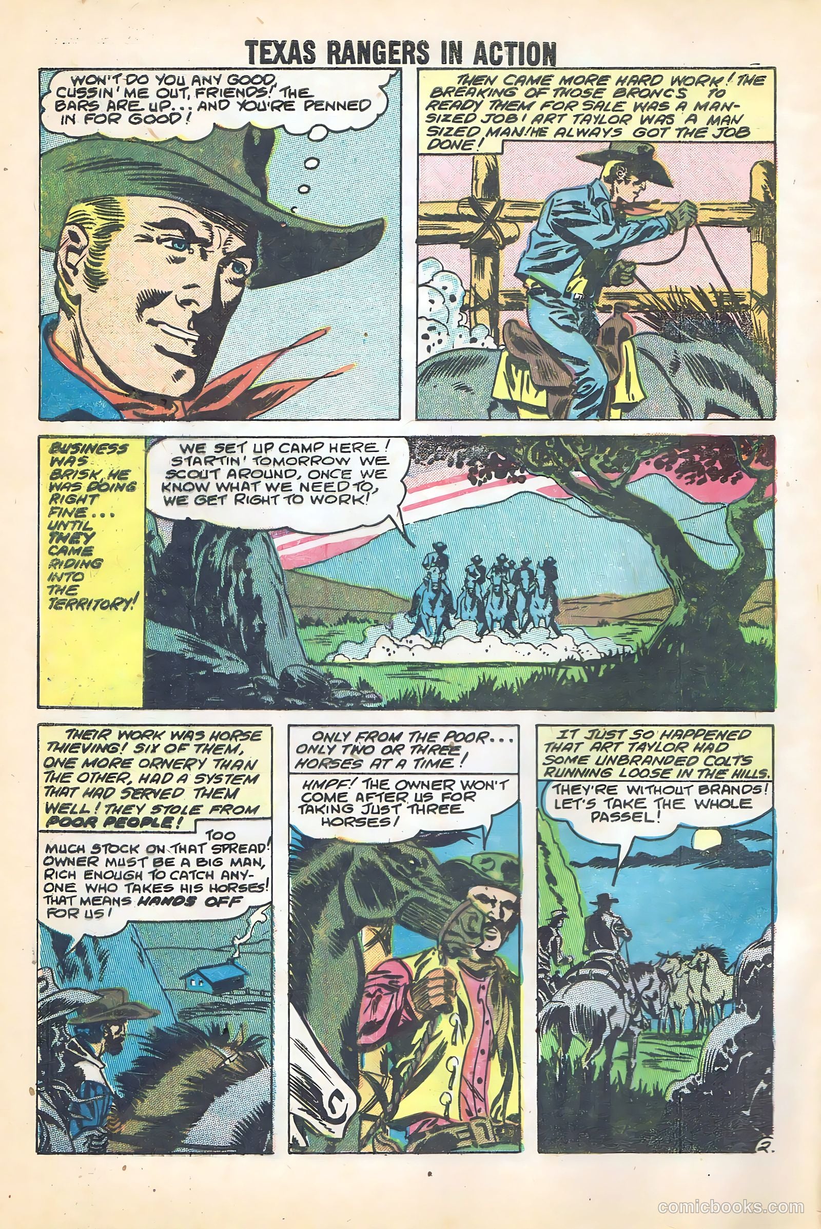 Texas Rangers in Action #15 (1959) — page 4 of 35