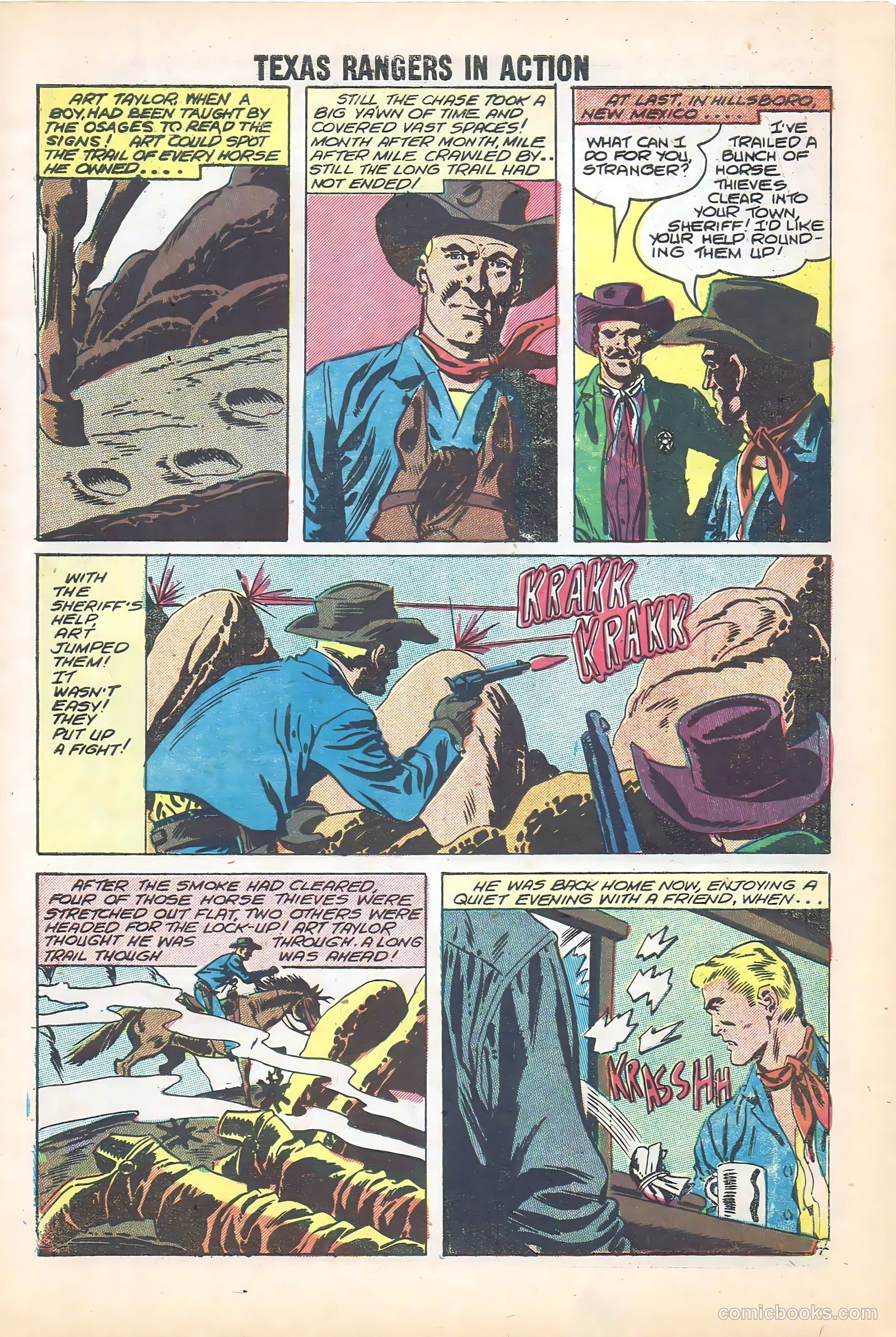 Texas Rangers in Action #15 (1959) — page 7 of 35