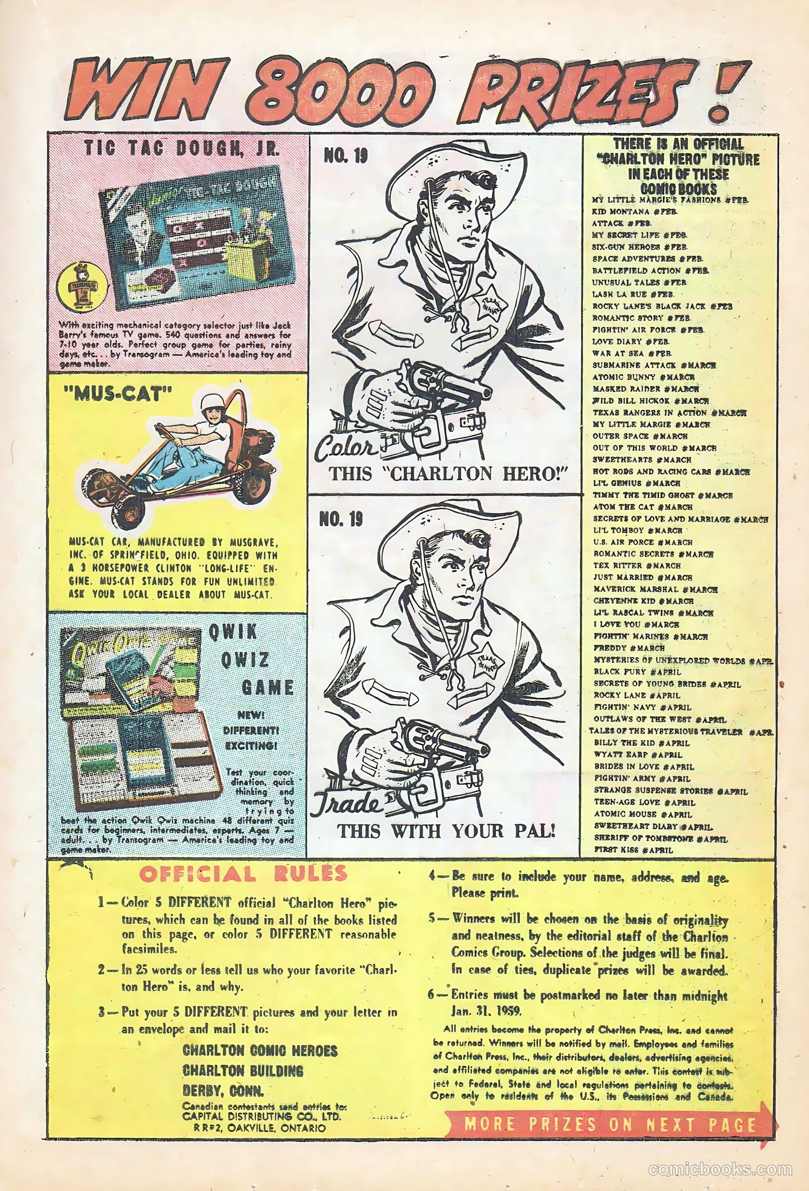 Texas Rangers in Action #15 (1959) — page 17 of 35