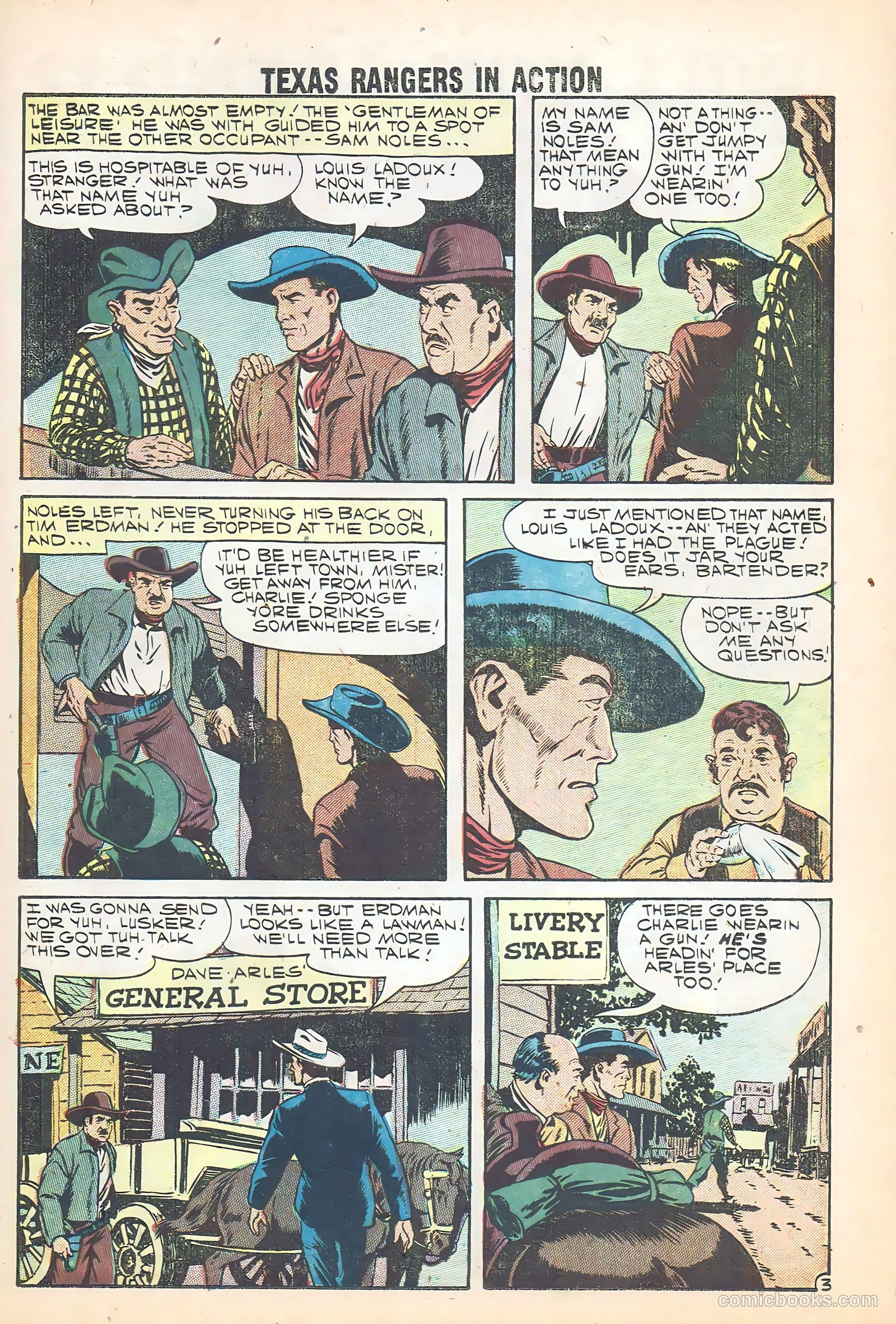 Texas Rangers in Action #15 (1959) — page 22 of 35