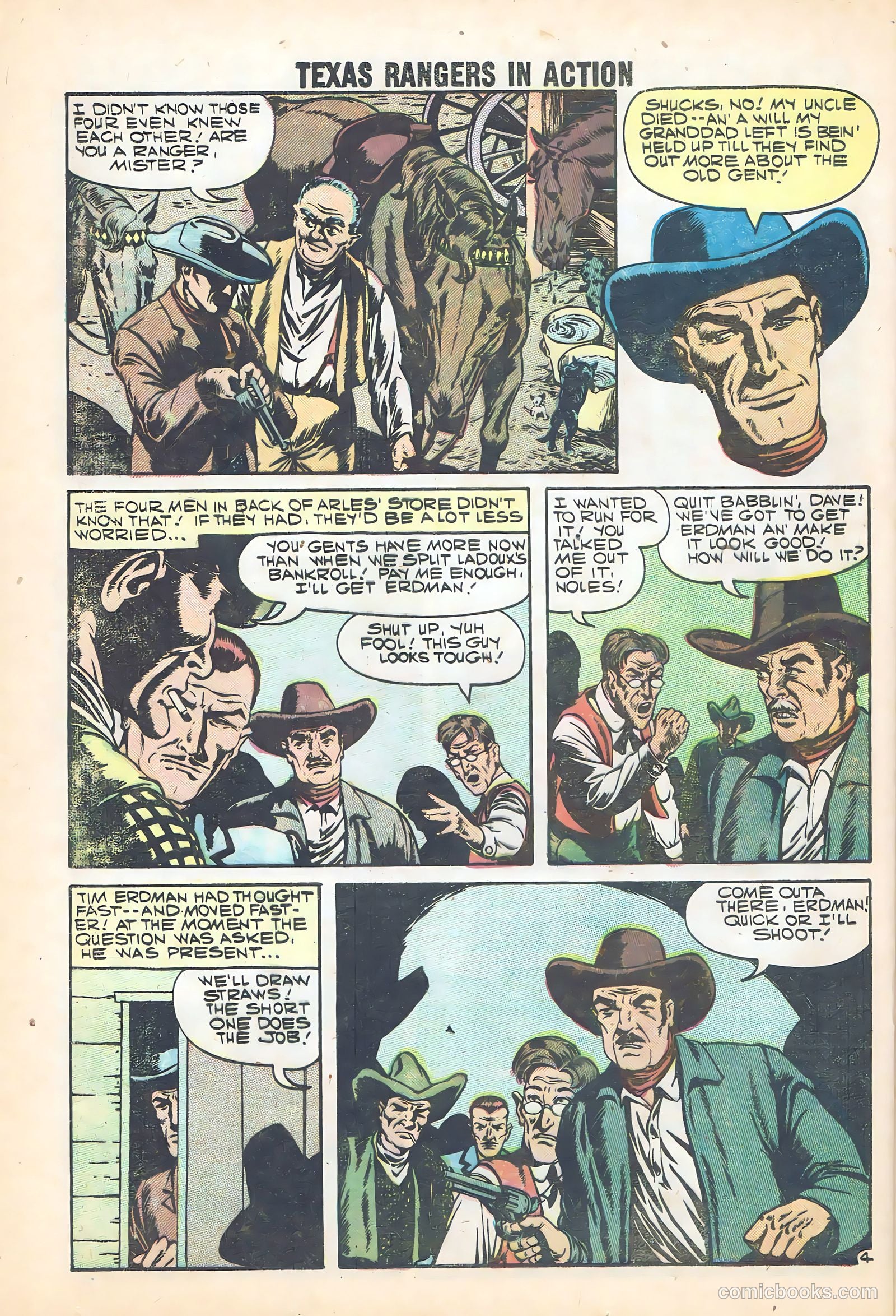 Texas Rangers in Action #15 (1959) — page 23 of 35