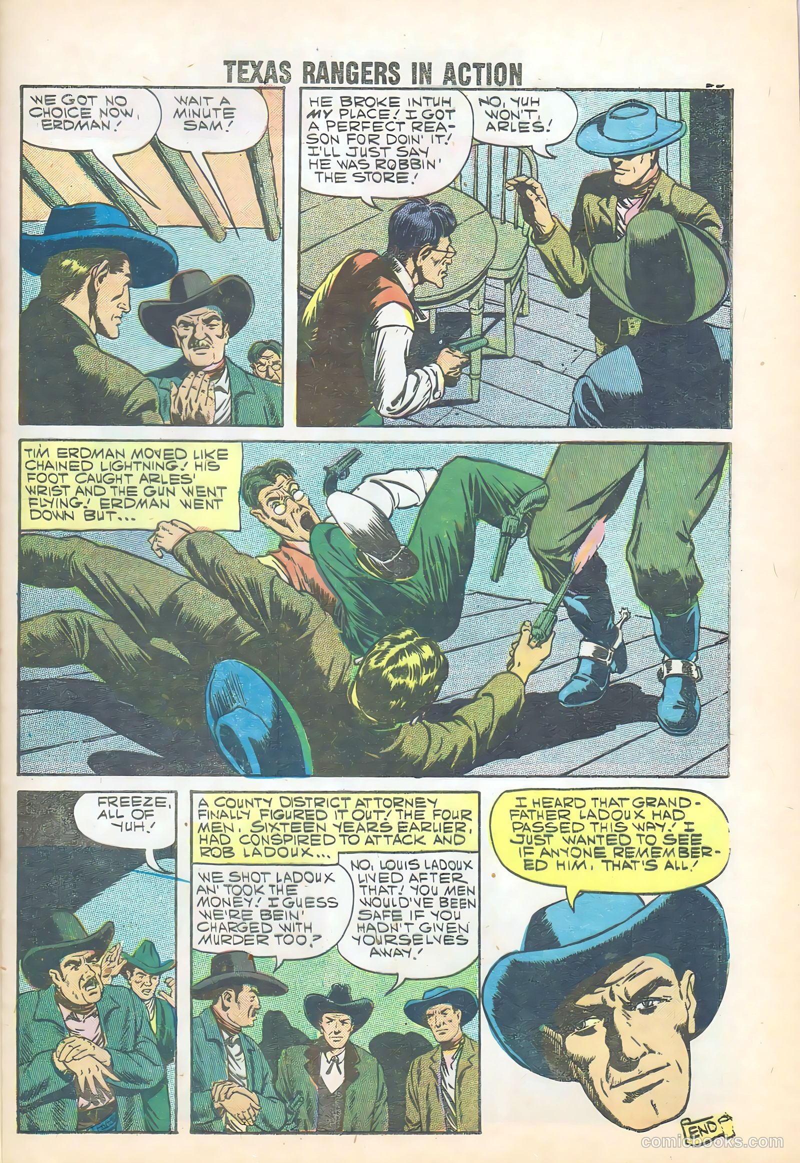 Texas Rangers in Action #15 (1959) — page 24 of 35
