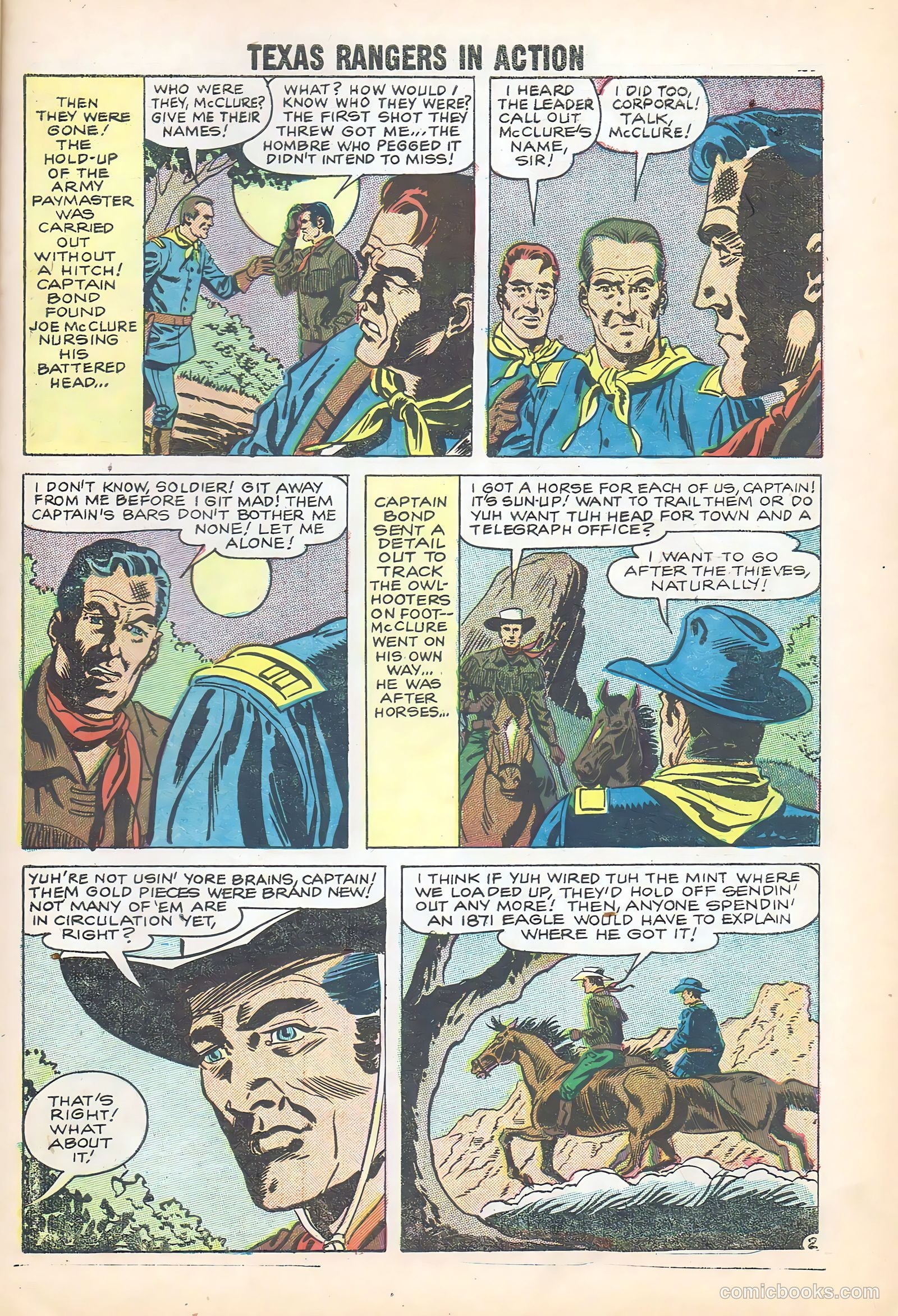 Texas Rangers in Action #15 (1959) — page 26 of 35